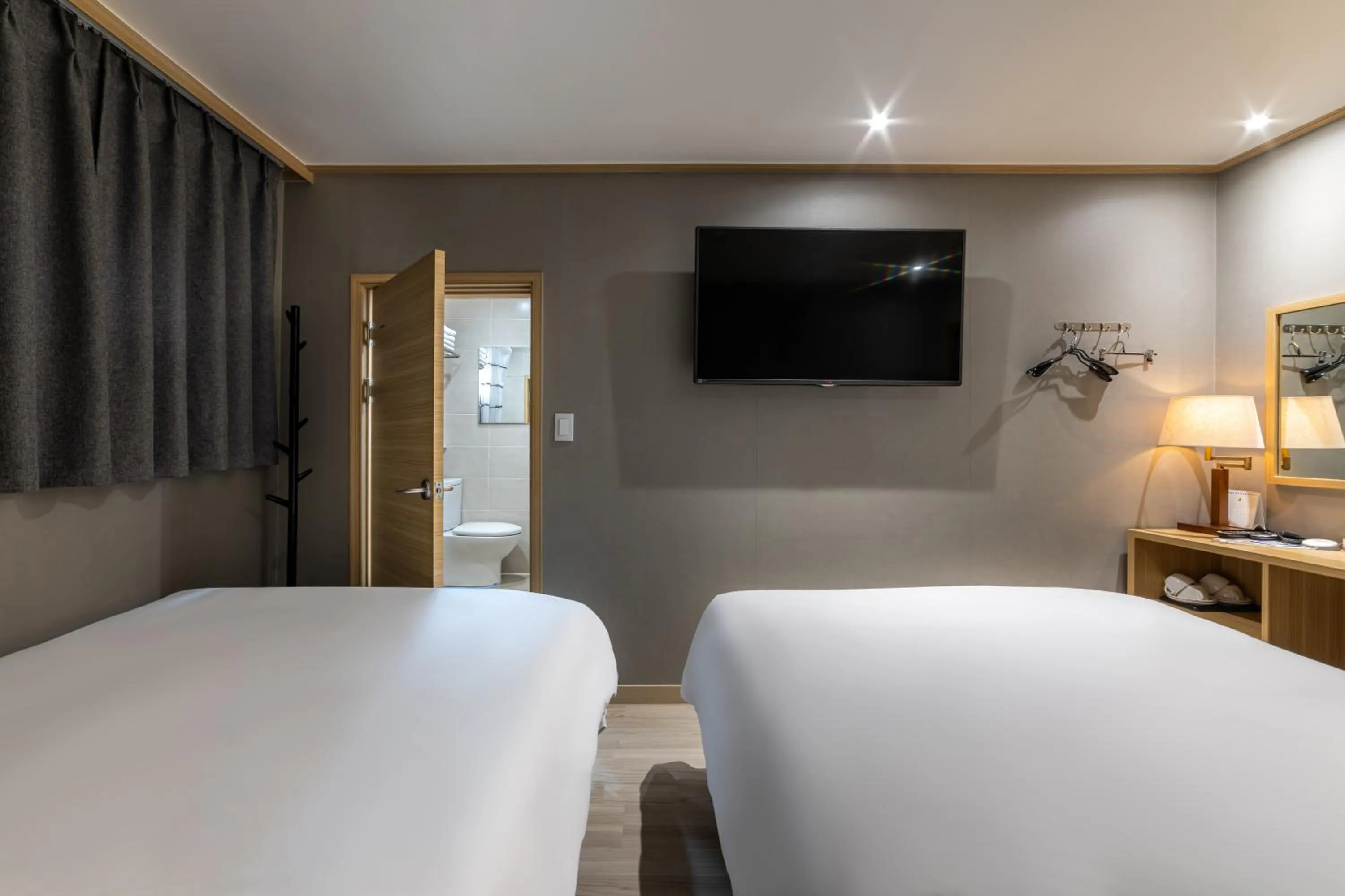 Bed in About Stay Seoul