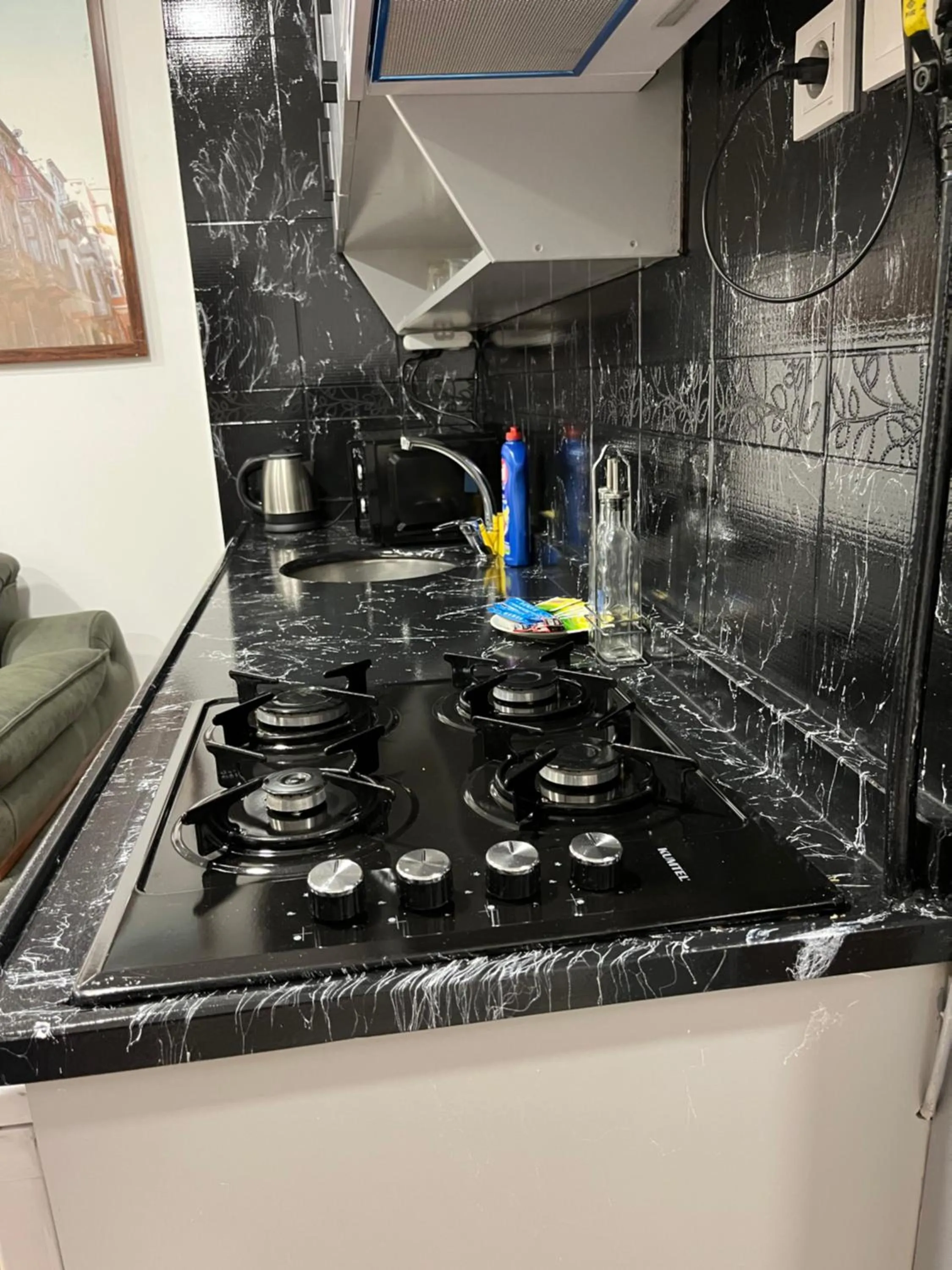 Kitchen or kitchenette in Taksim Neo Pera Suites