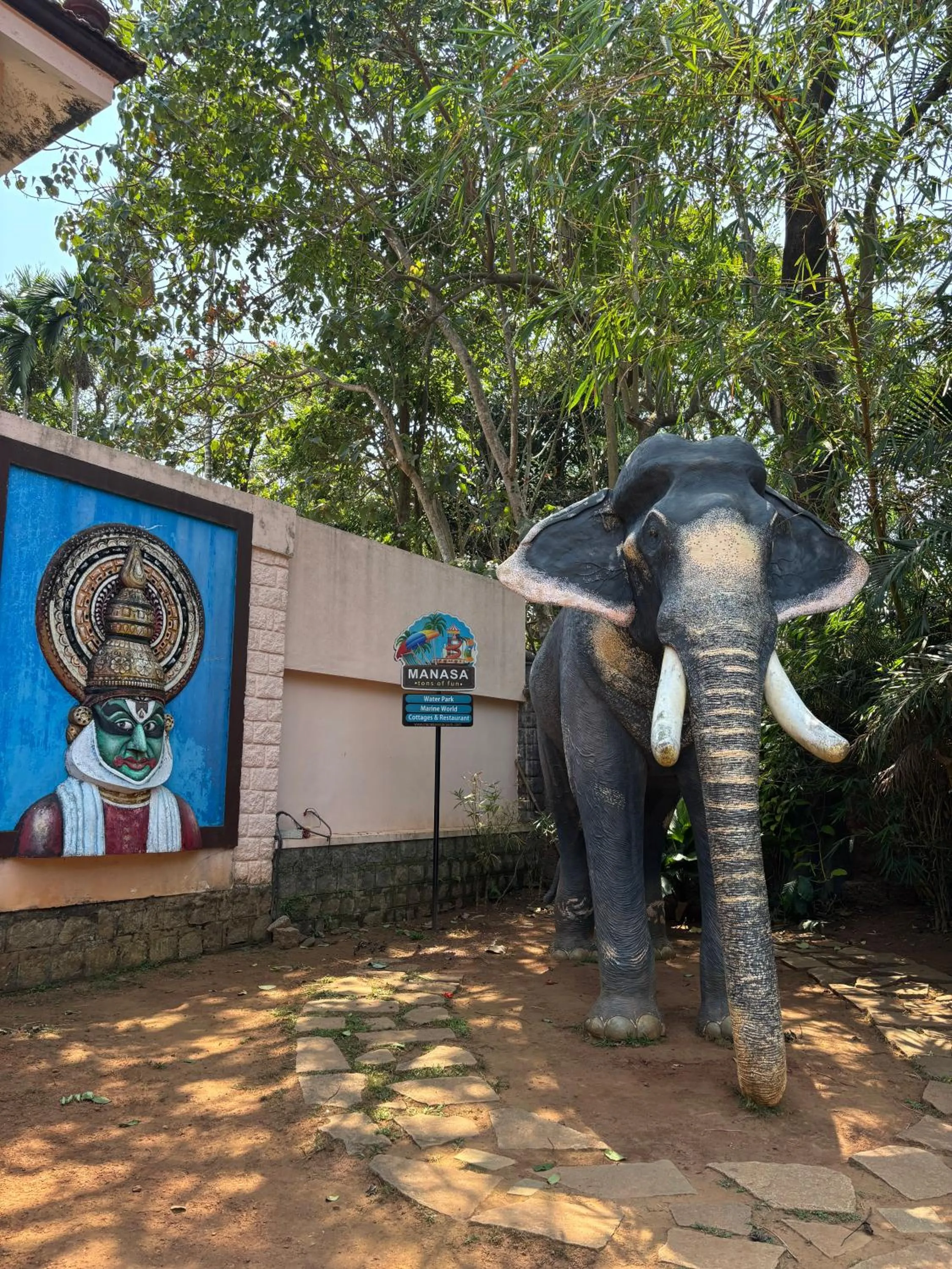 Children play ground in Manasa Water Park and Resort