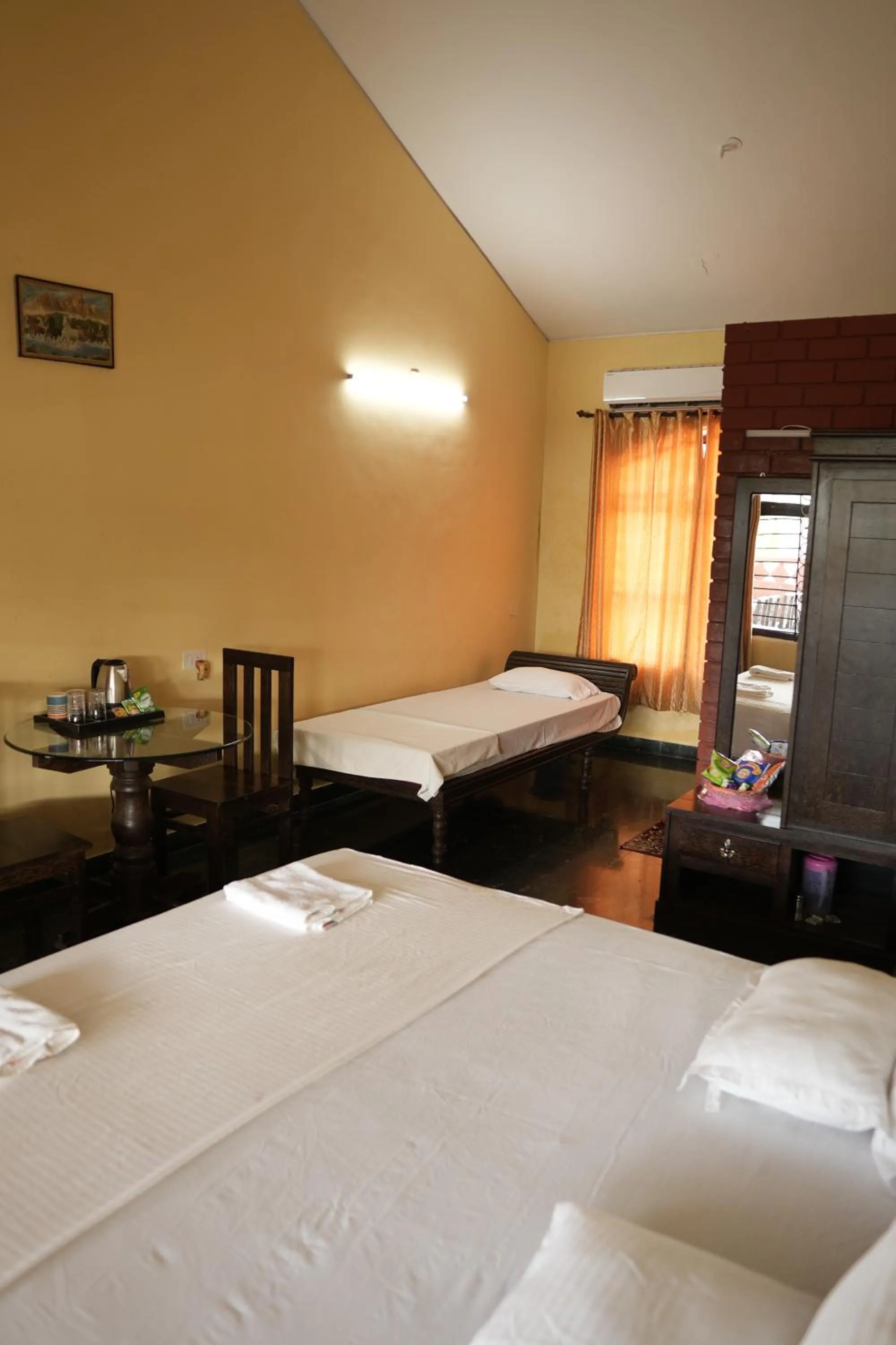 Bedroom, Bed in Manasa Water Park and Resort