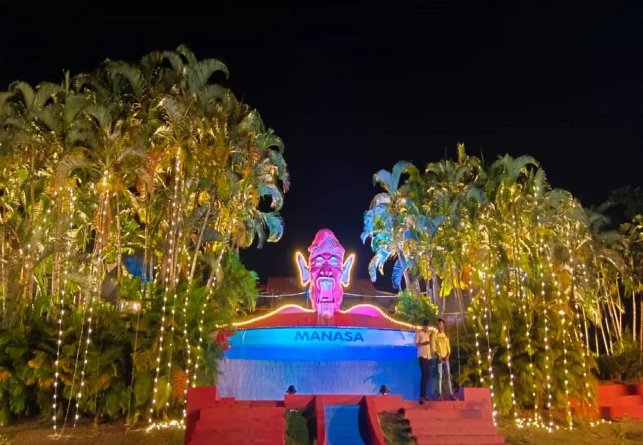 Garden in Manasa Water Park and Resort