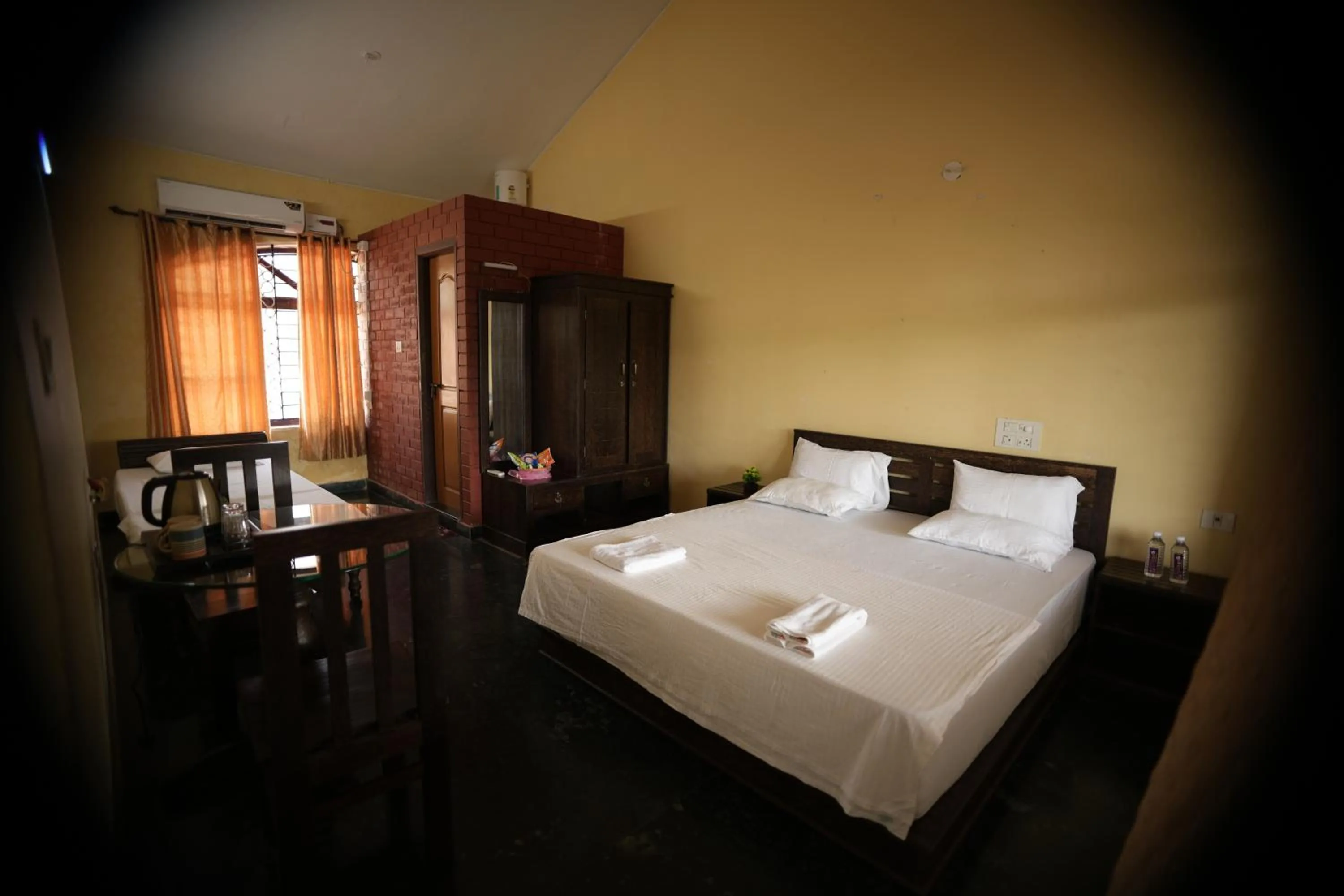 Bedroom, Bed in Manasa Water Park and Resort