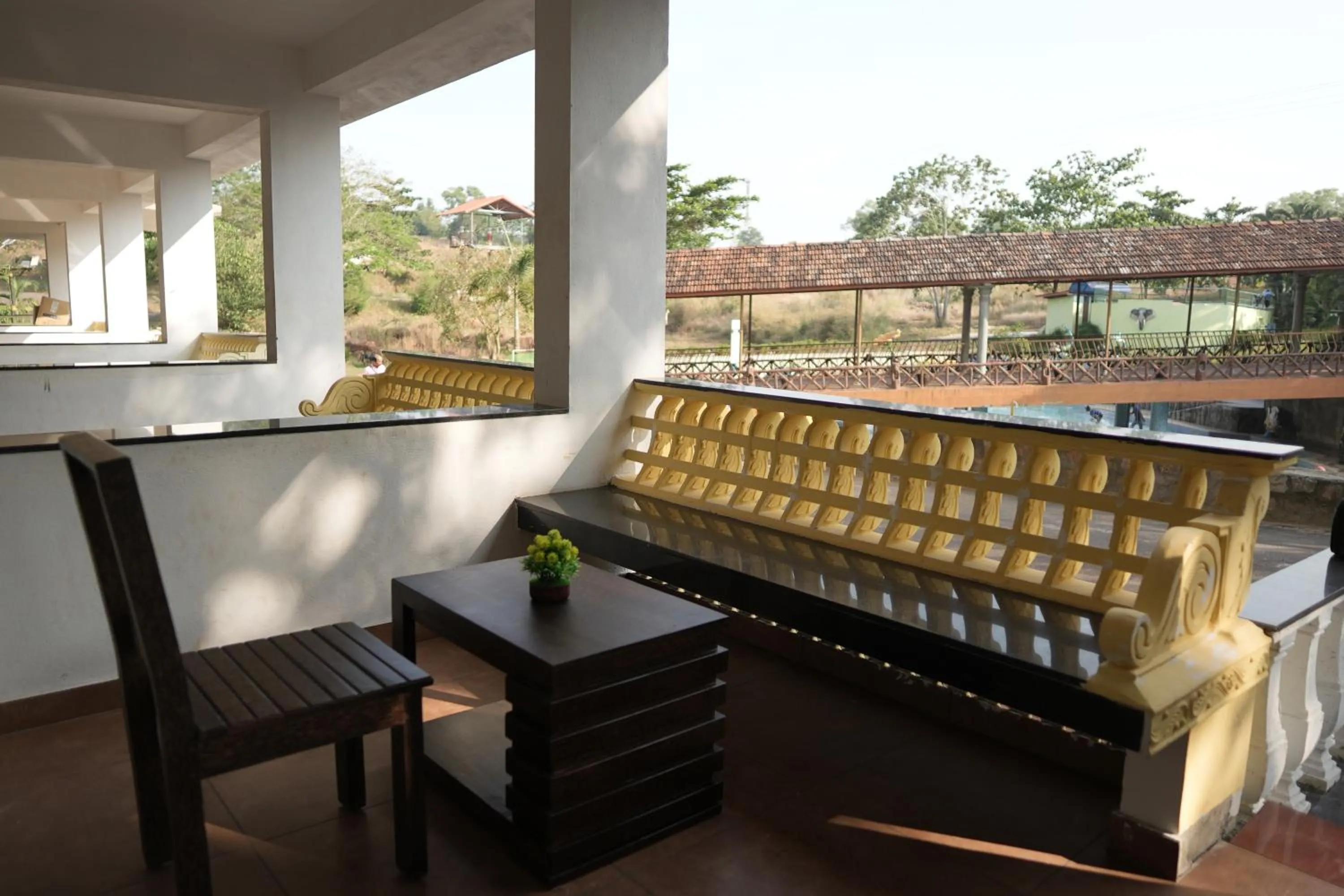 Balcony/Terrace in Manasa Water Park and Resort