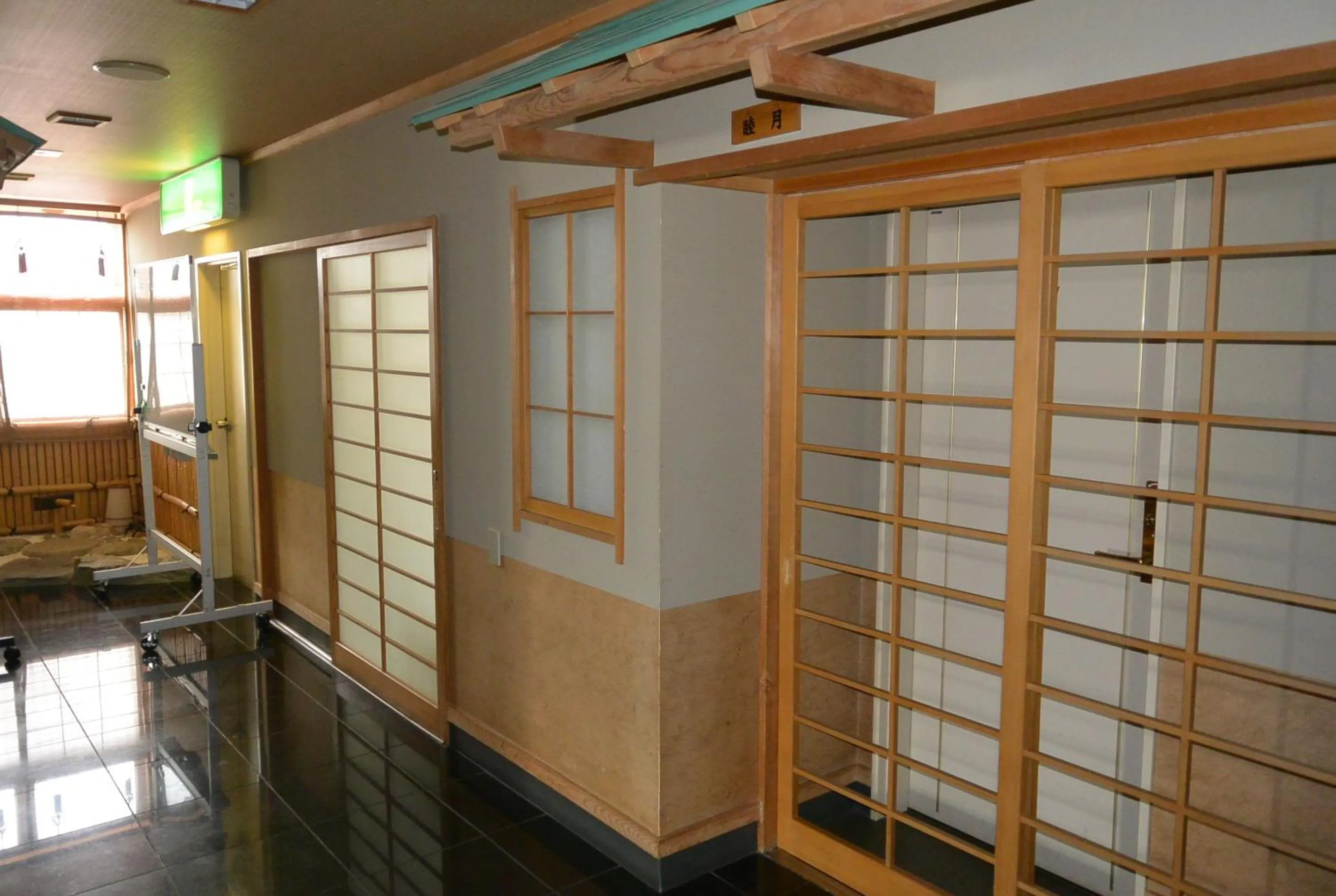 Decorative detail in Abashiri Royal Hotel