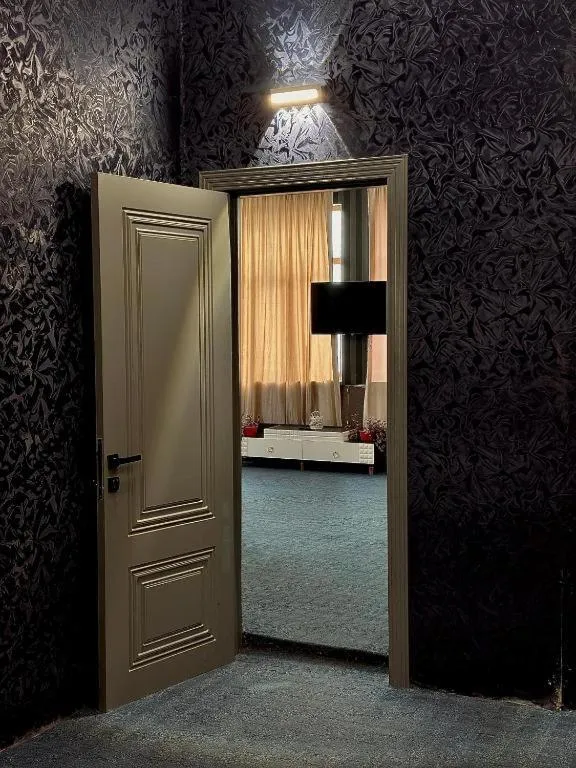 Bed in Olive Garden Baku Hotel