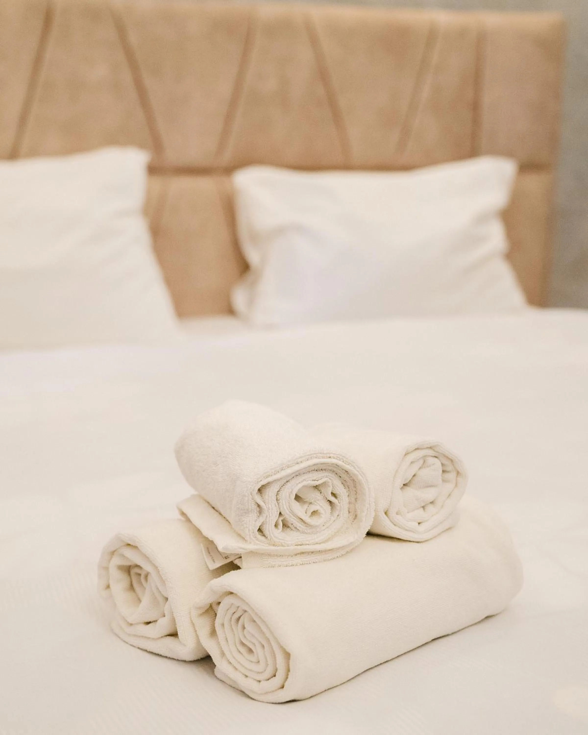 Bed in Olive Garden Baku Hotel