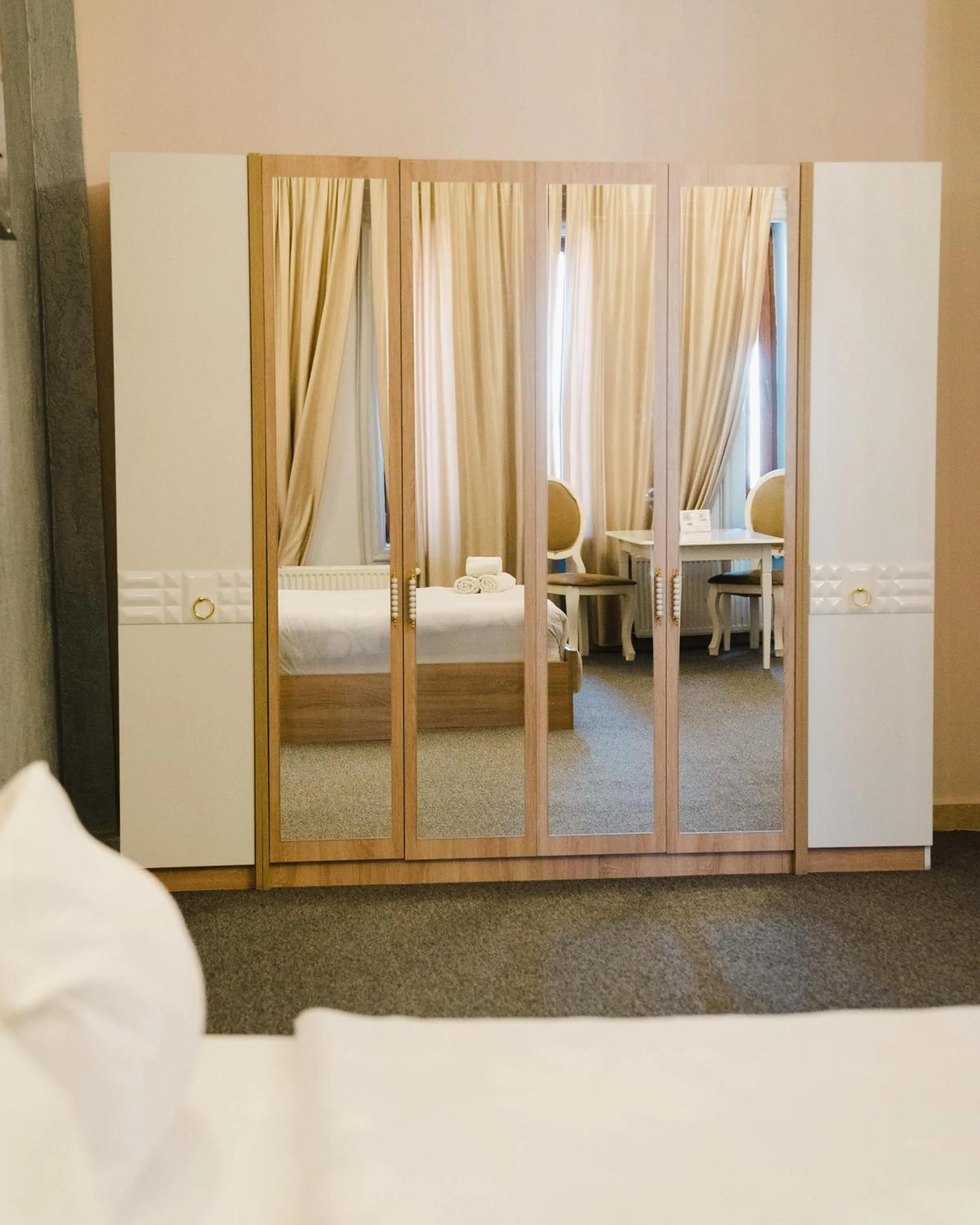 Bed in Olive Garden Baku Hotel