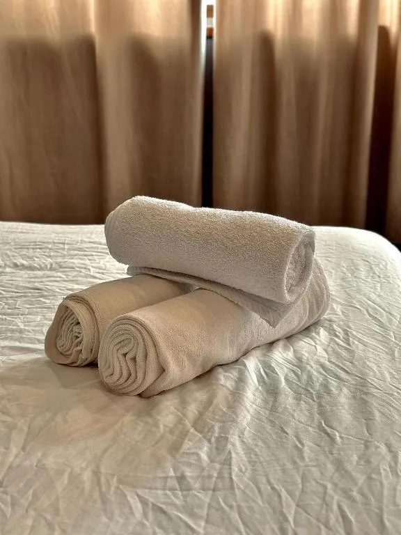 Bed in Olive Garden Baku Hotel