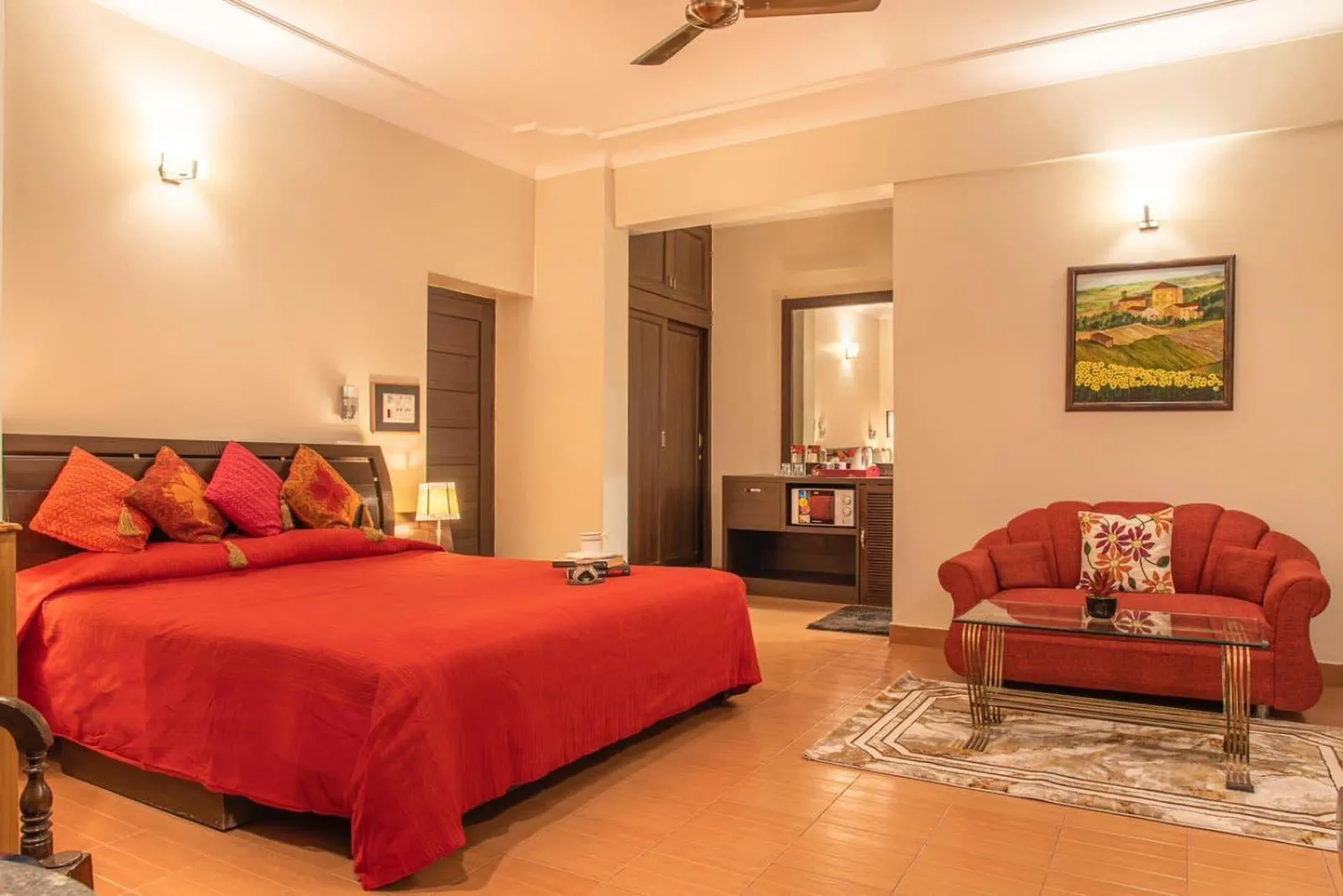 Bed in The Horizon Villa Dharamshala