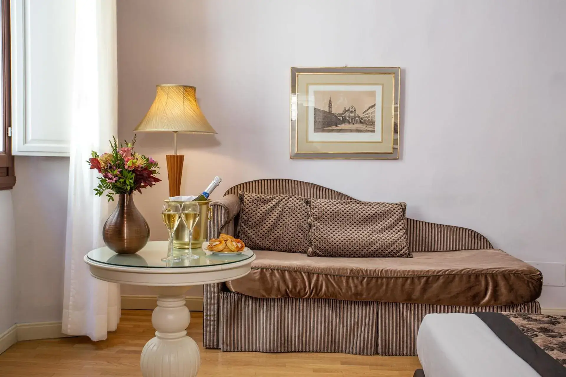 Living room in Boutique Hotel del Corso Living room in Boutique Hotel del Corso