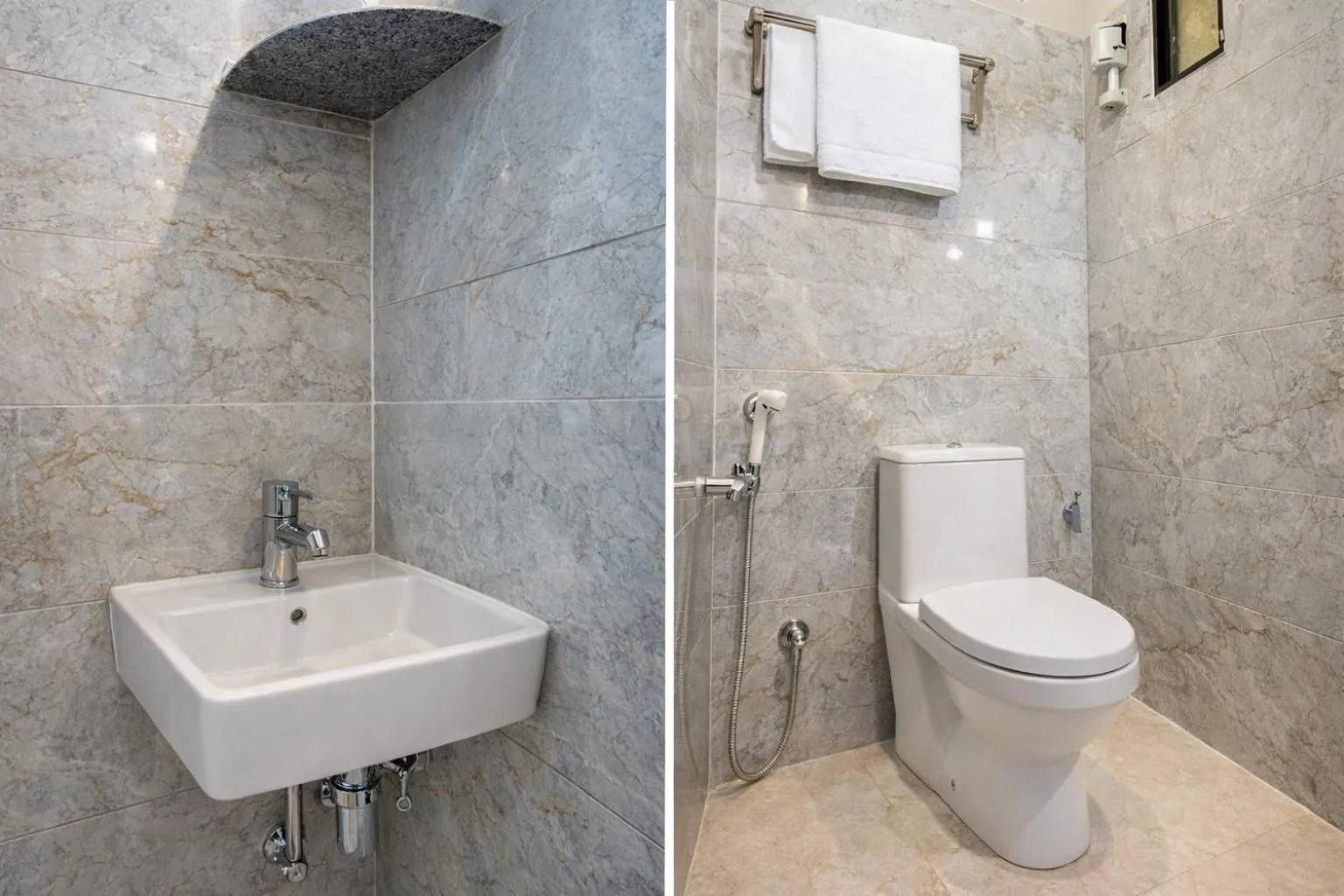 Bathroom in Hotel Chalet, Madiwala