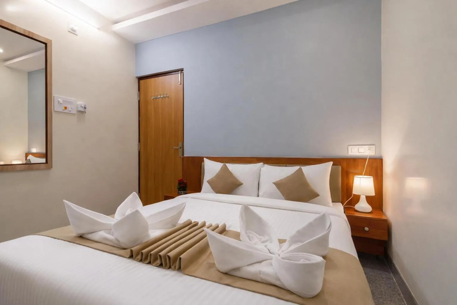 Bed in Hotel Chalet, Madiwala