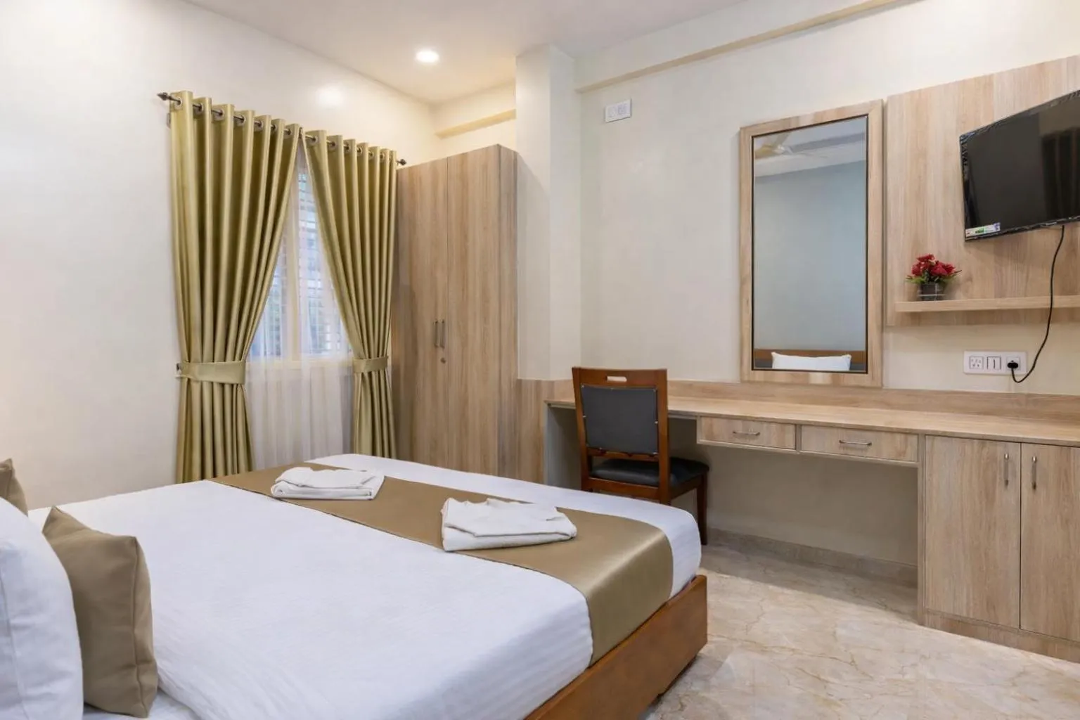 Bed in Hotel Chalet, Madiwala