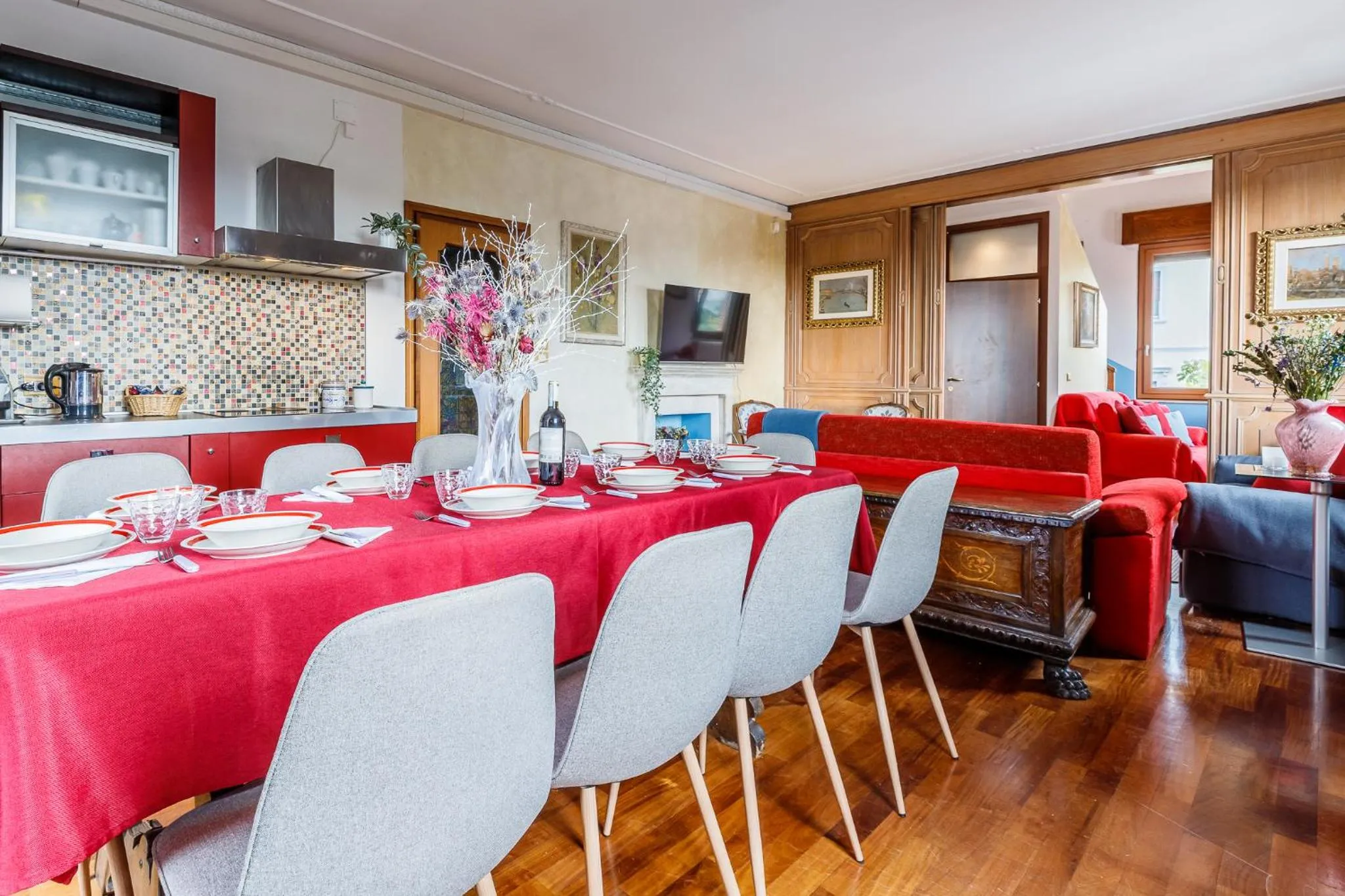 Communal lounge/ TV room in Le Dimore Centro - Strategico per Verona