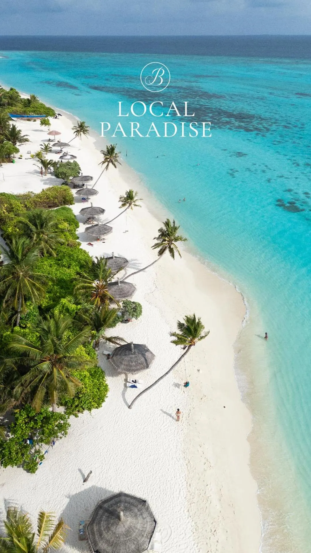 Natural landscape in Belena Maldives