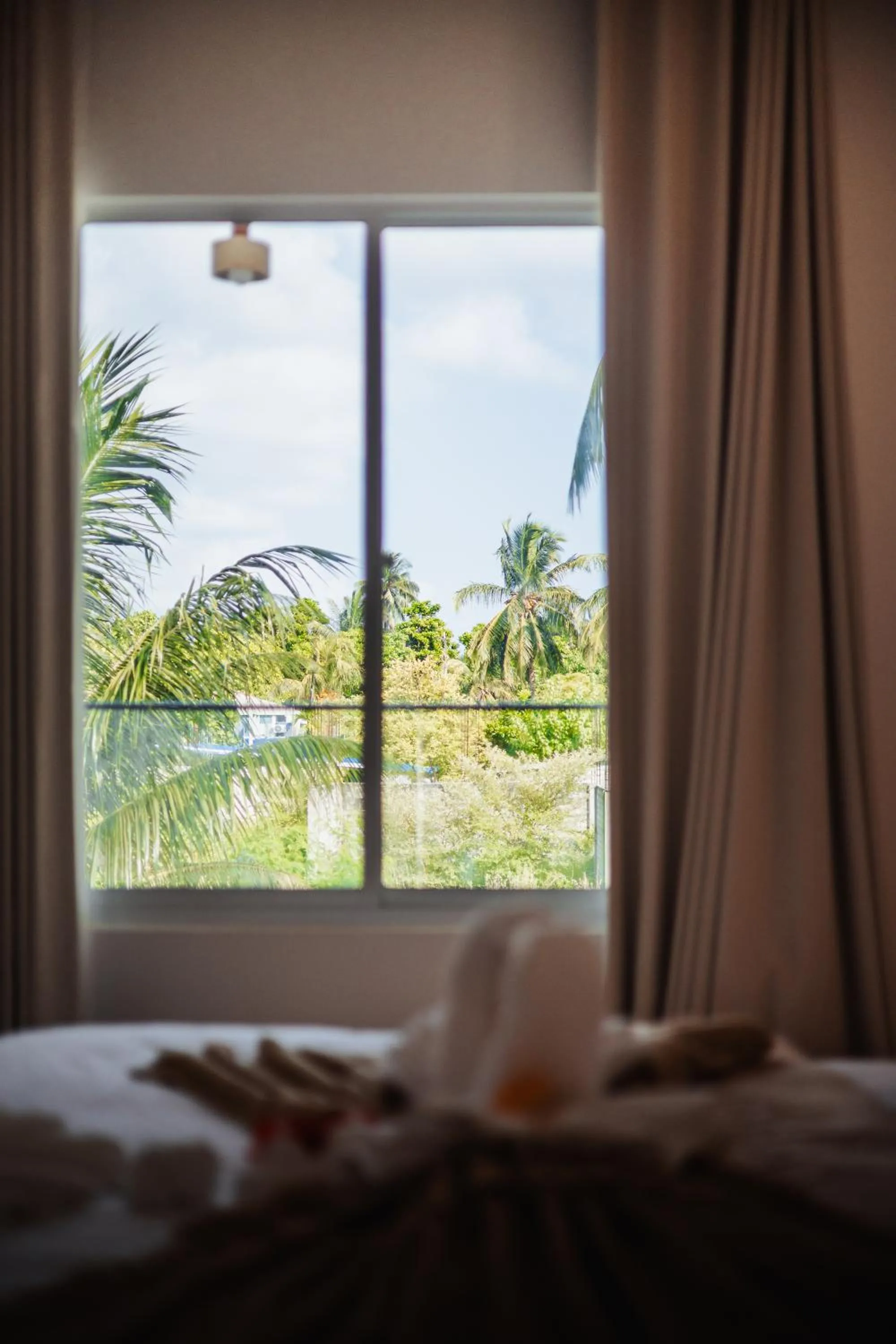 View (from property/room), Bed in Belena Maldives