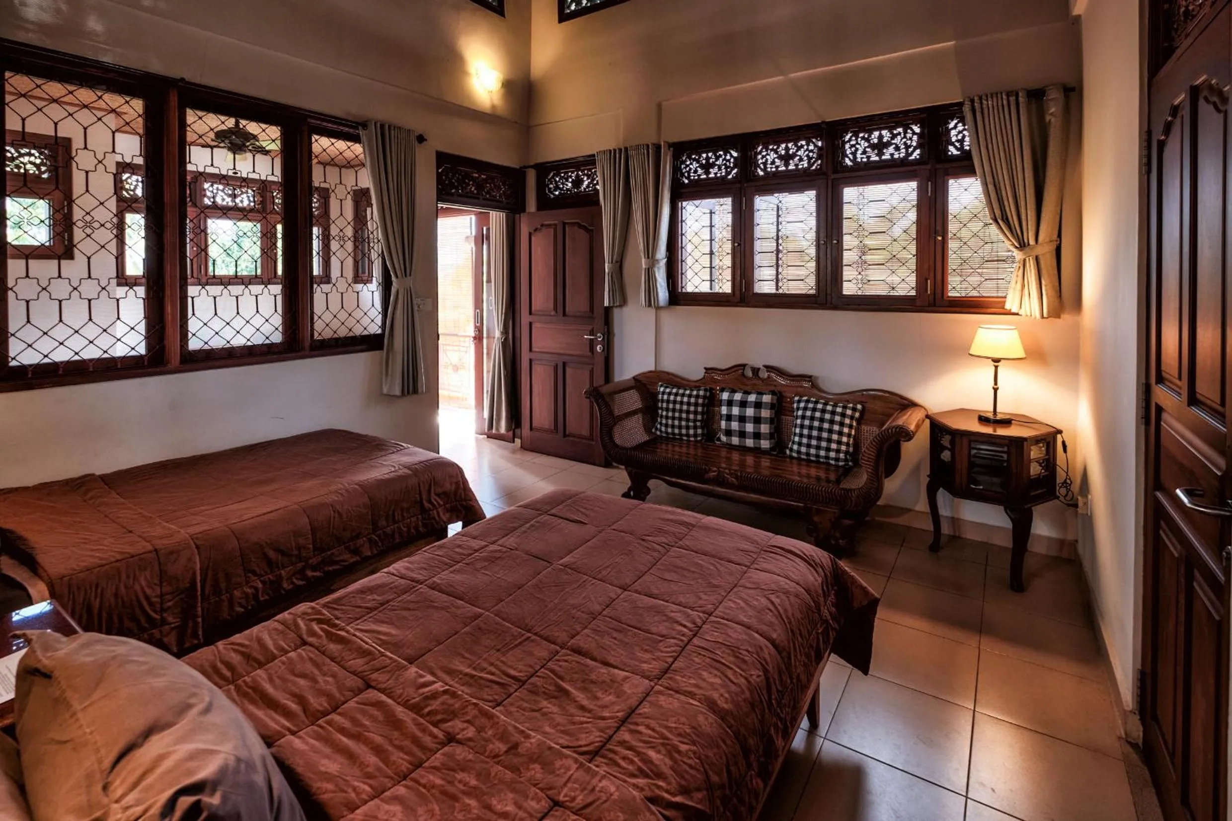 Bed in Murni's Houses & Spa