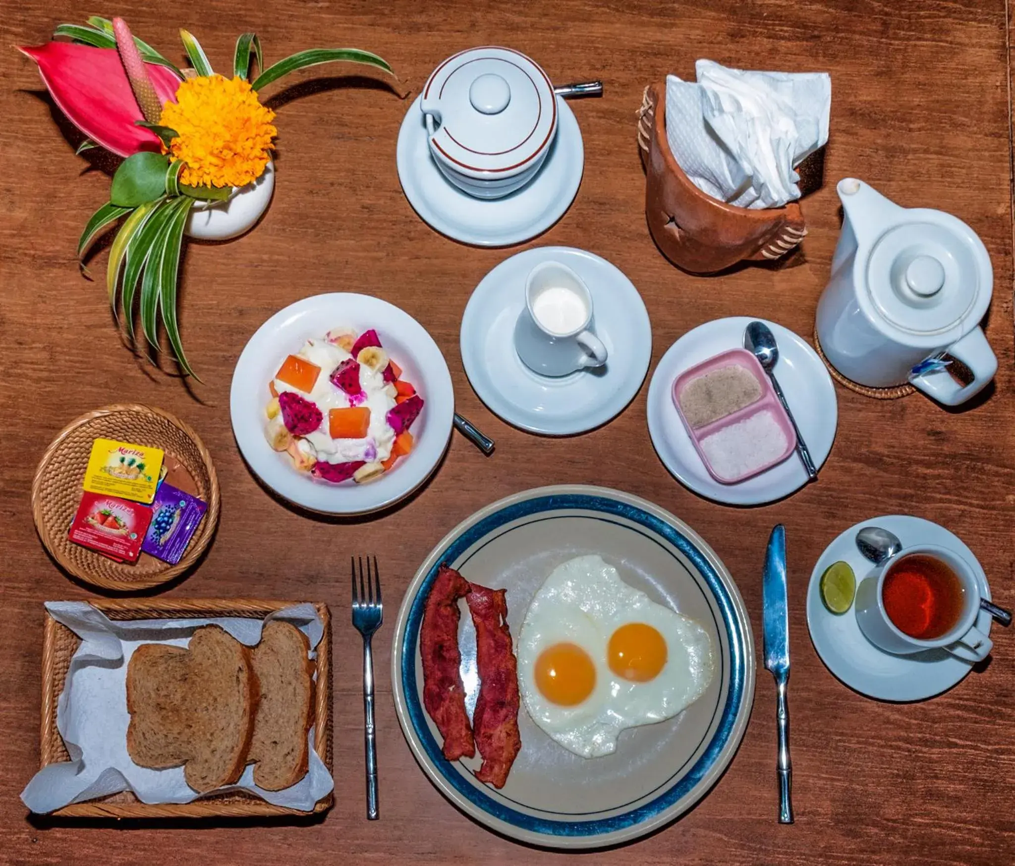 Breakfast in Murni's Houses & Spa Breakfast in Murni's Houses & Spa