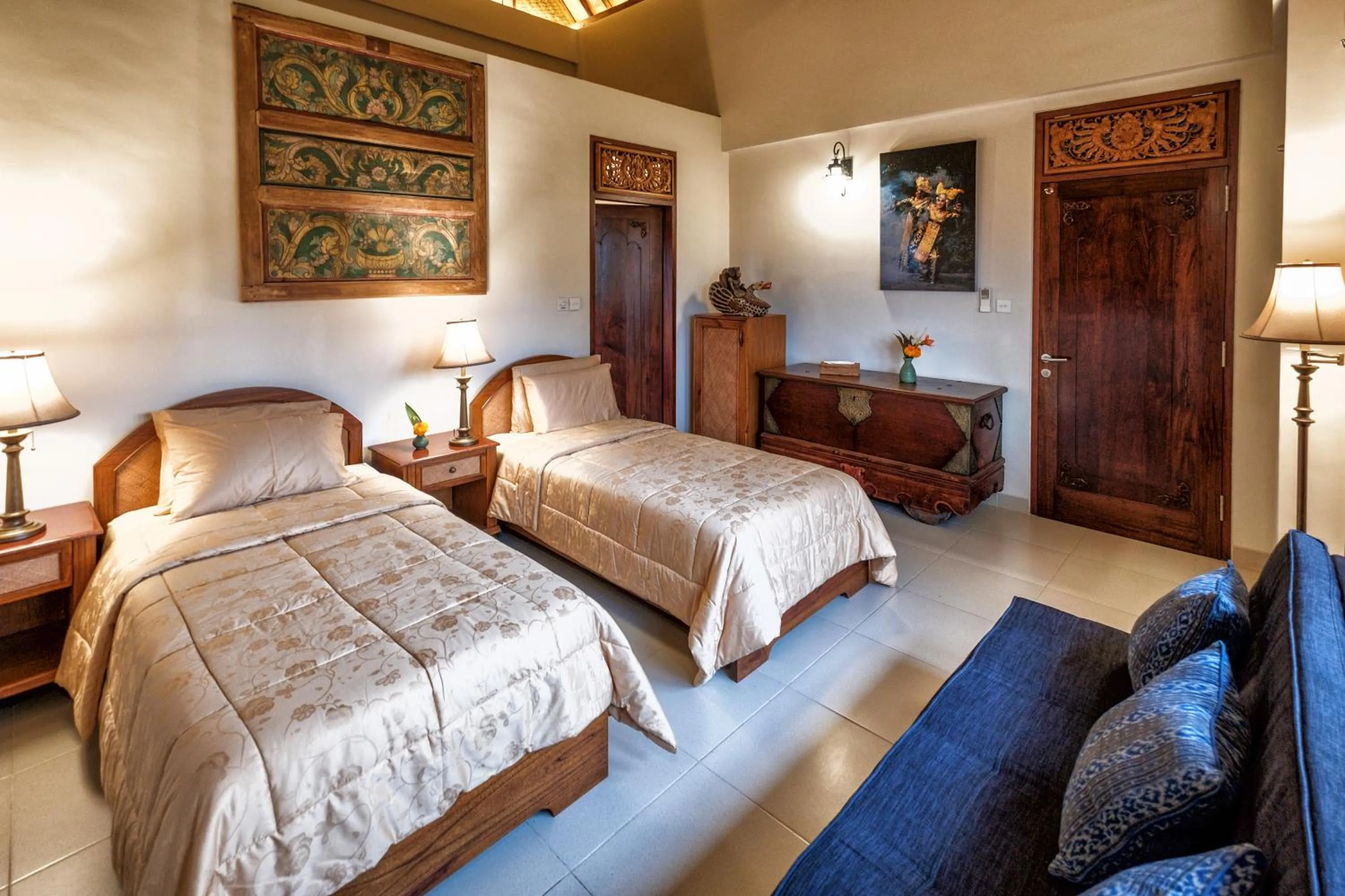 Bed in Murni's Houses & Spa