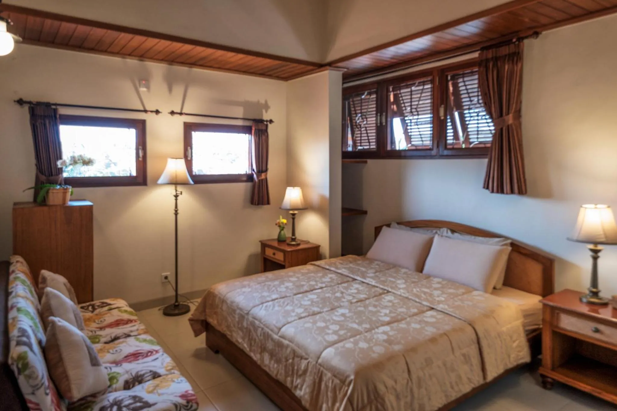 Bed in Murni's Houses & Spa