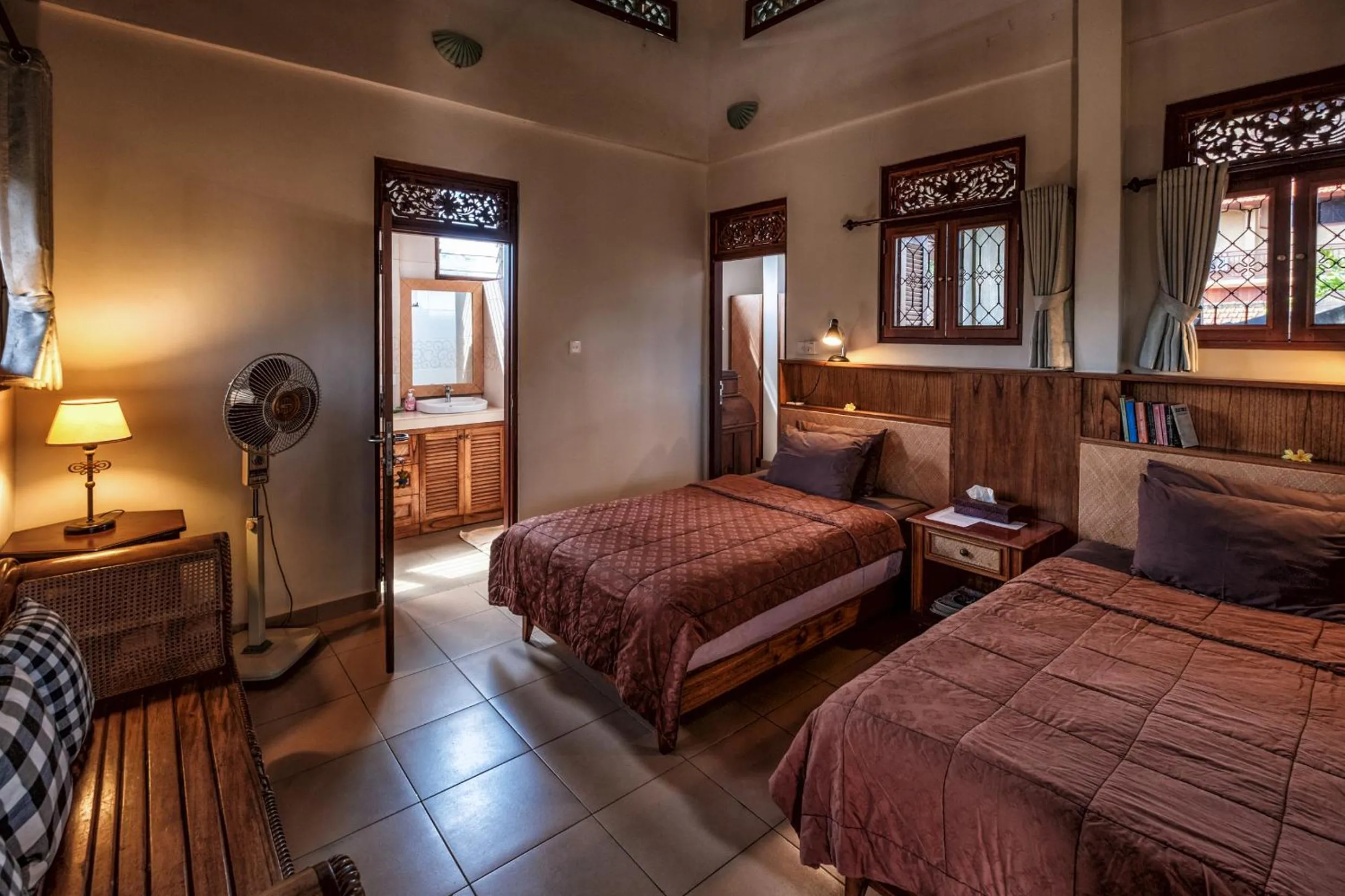 Bed in Murni's Houses & Spa