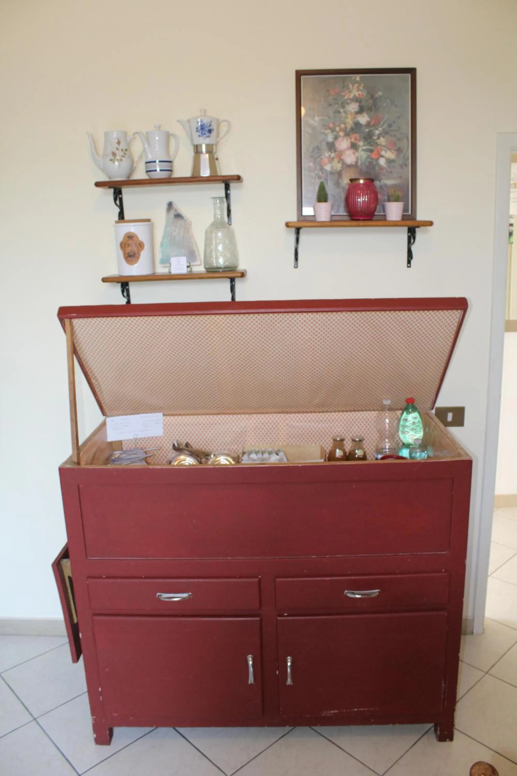 Communal kitchen in Alle Terme B&B