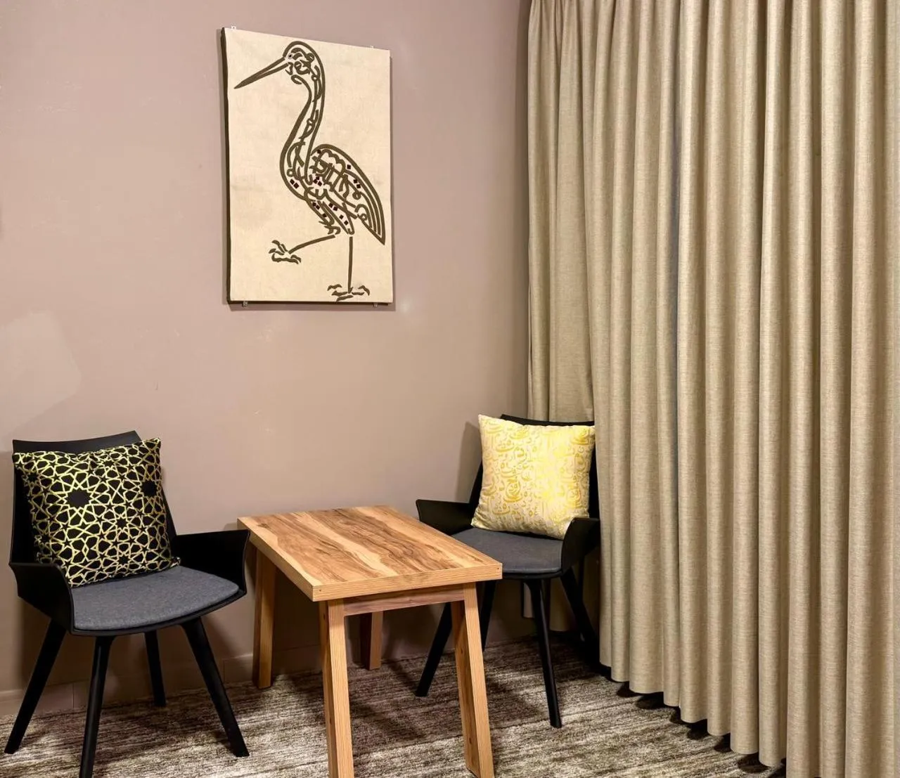 Seating area in Beit Ahlan