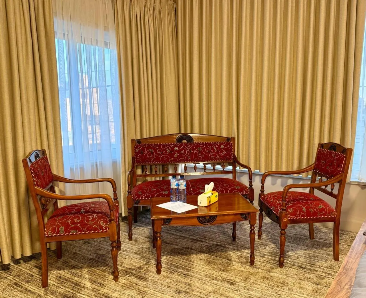 Seating area in Beit Ahlan