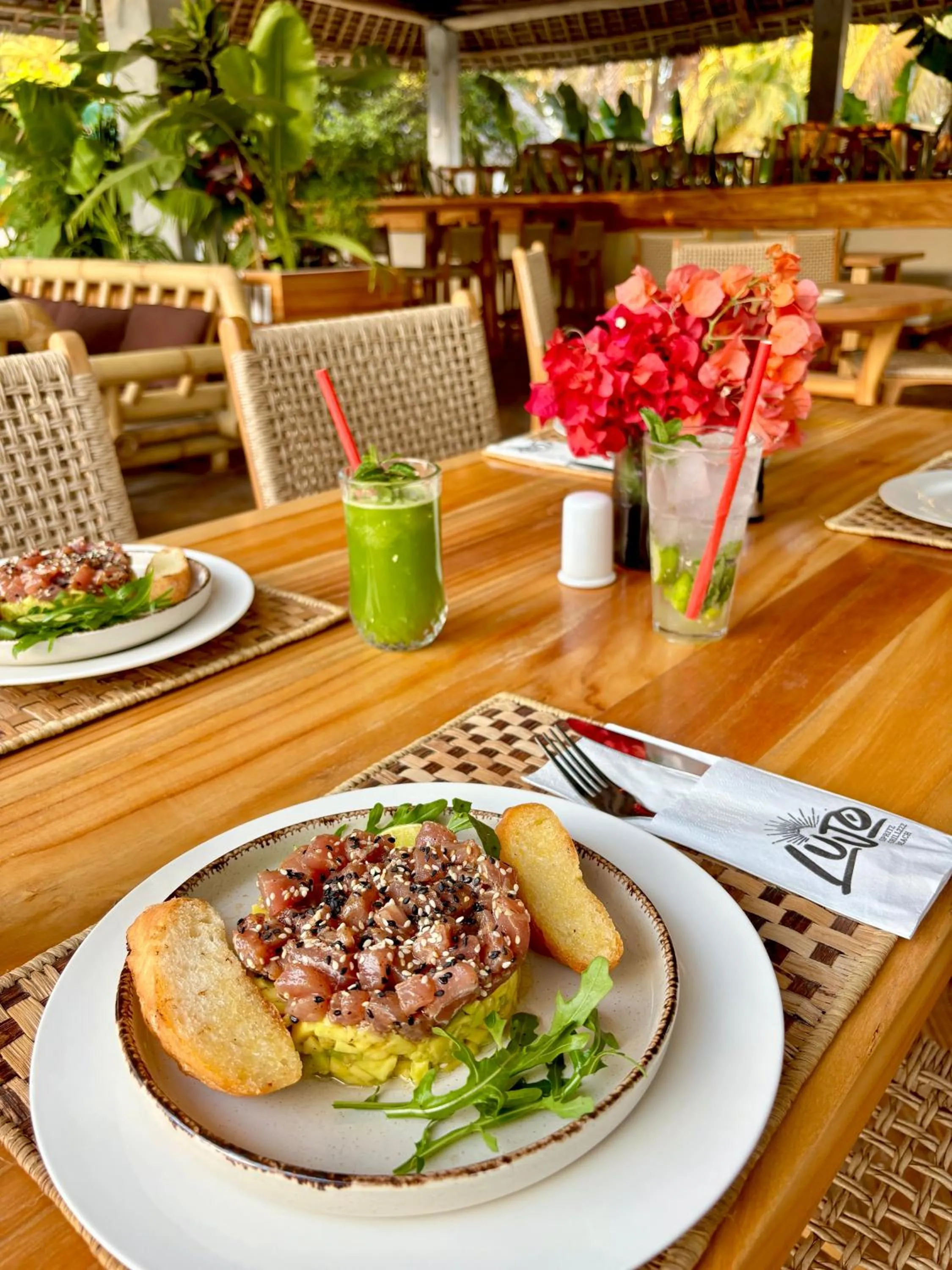 Food and drinks in LUJO Zanzibar Resort
