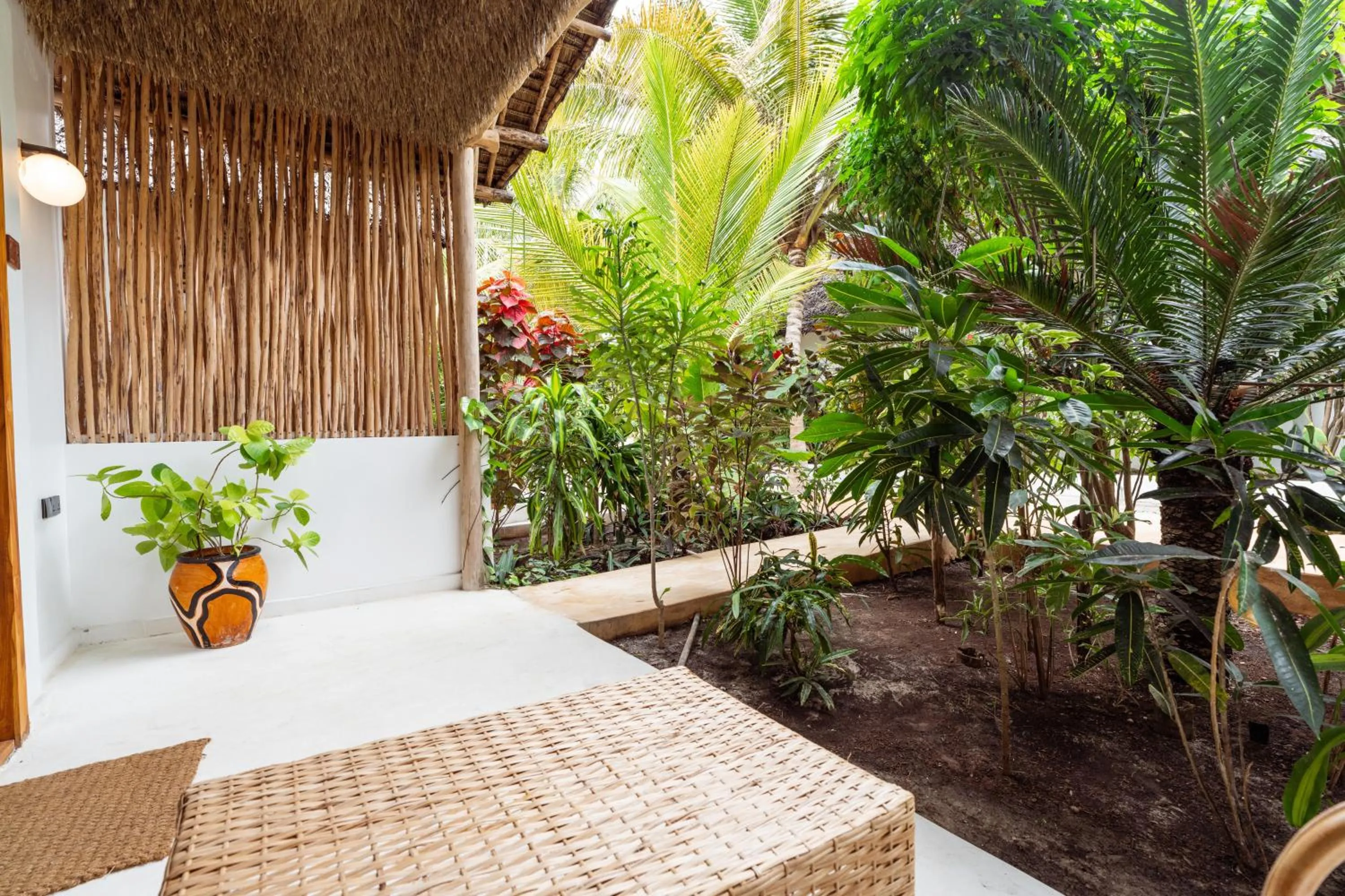 Patio in LUJO Zanzibar Resort