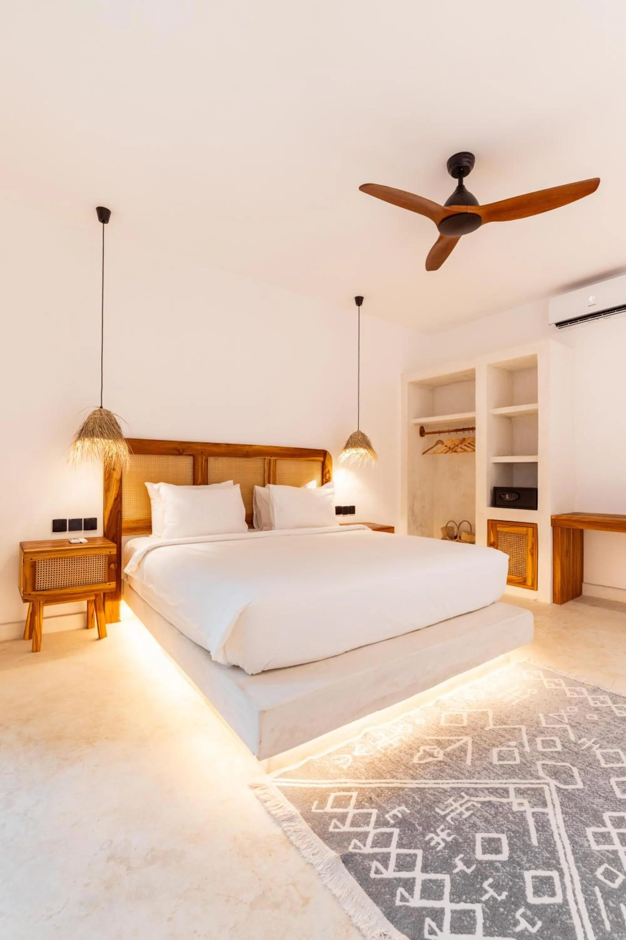 Bed in LUJO Zanzibar Resort