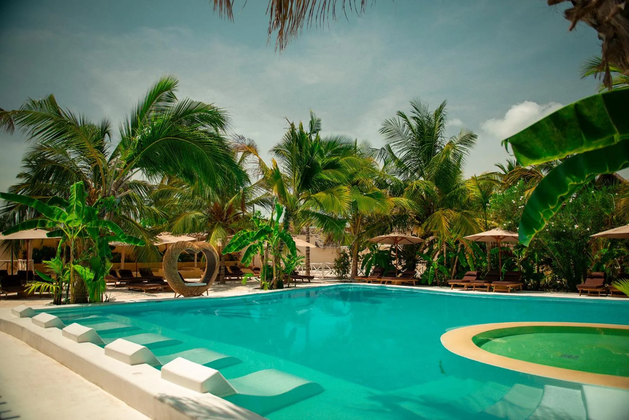 Swimming pool in LUJO Zanzibar Resort