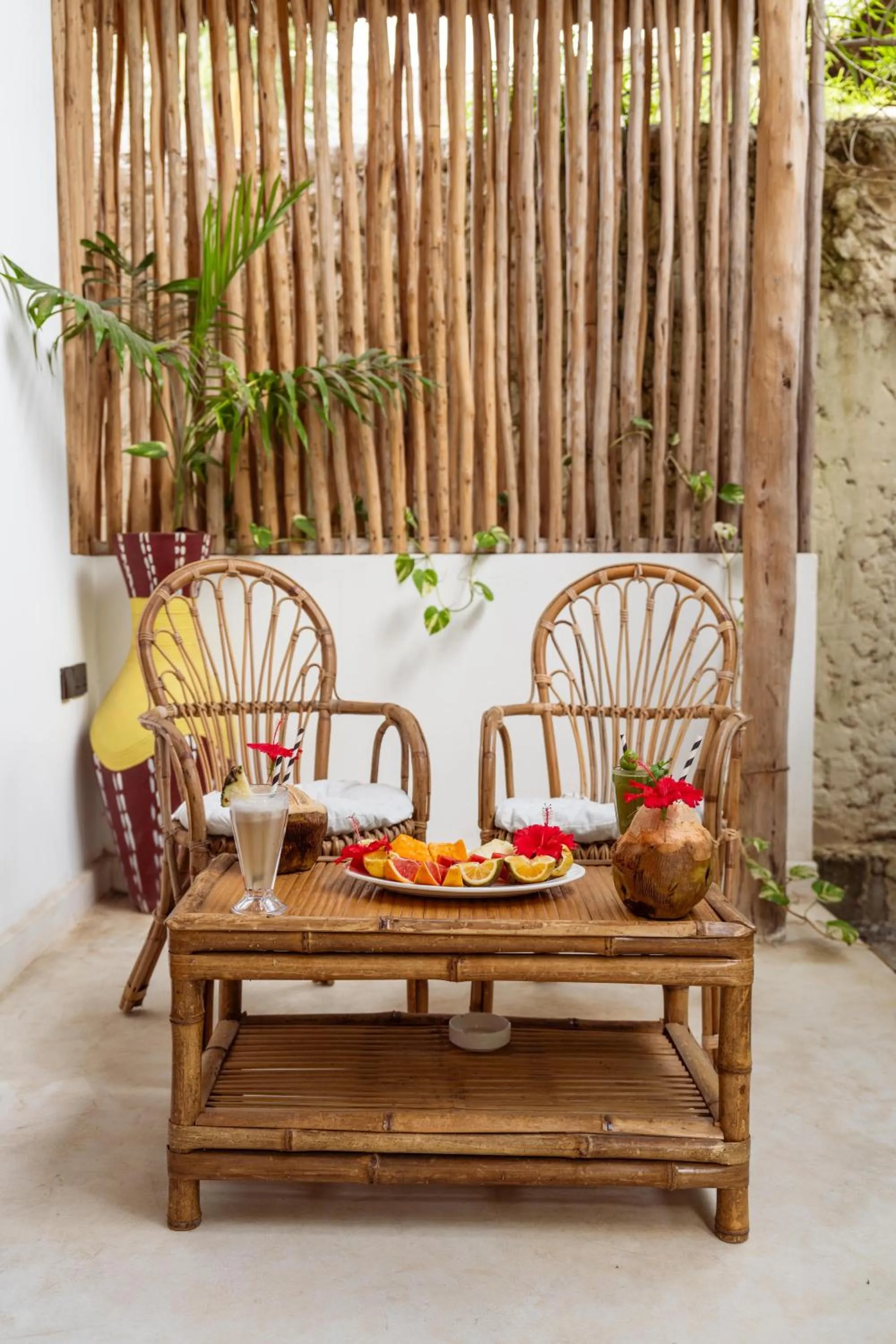 Patio in LUJO Zanzibar Resort