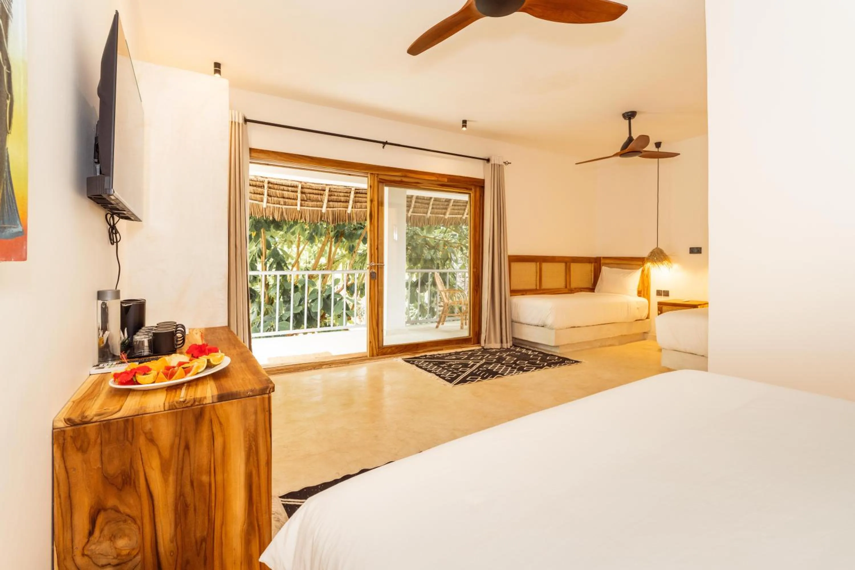 Bed in LUJO Zanzibar Resort