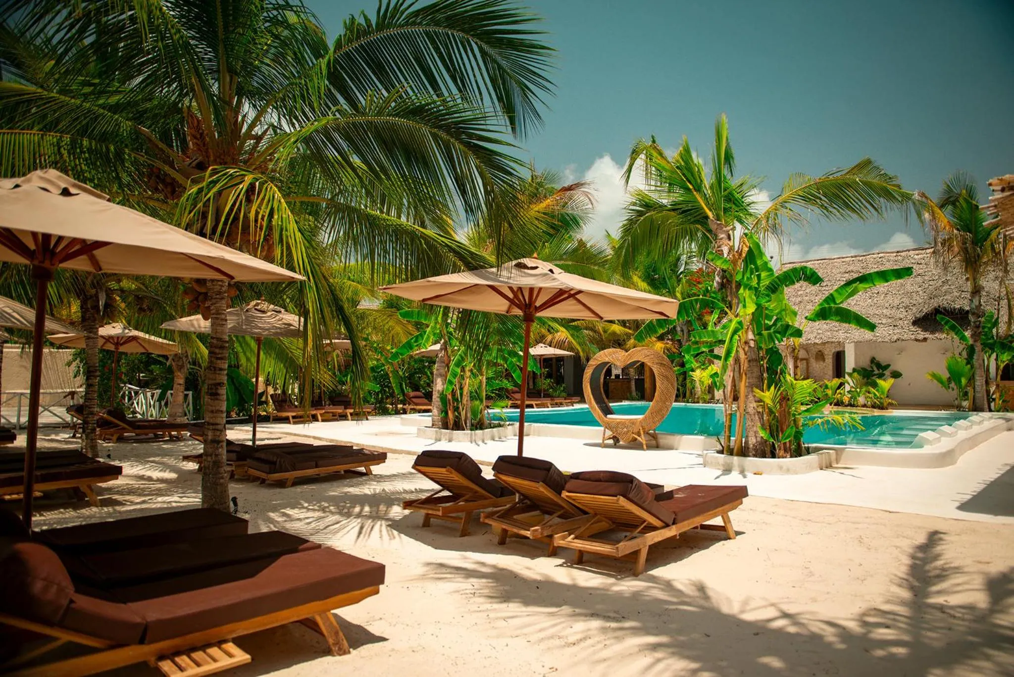 Swimming pool in LUJO Zanzibar Resort