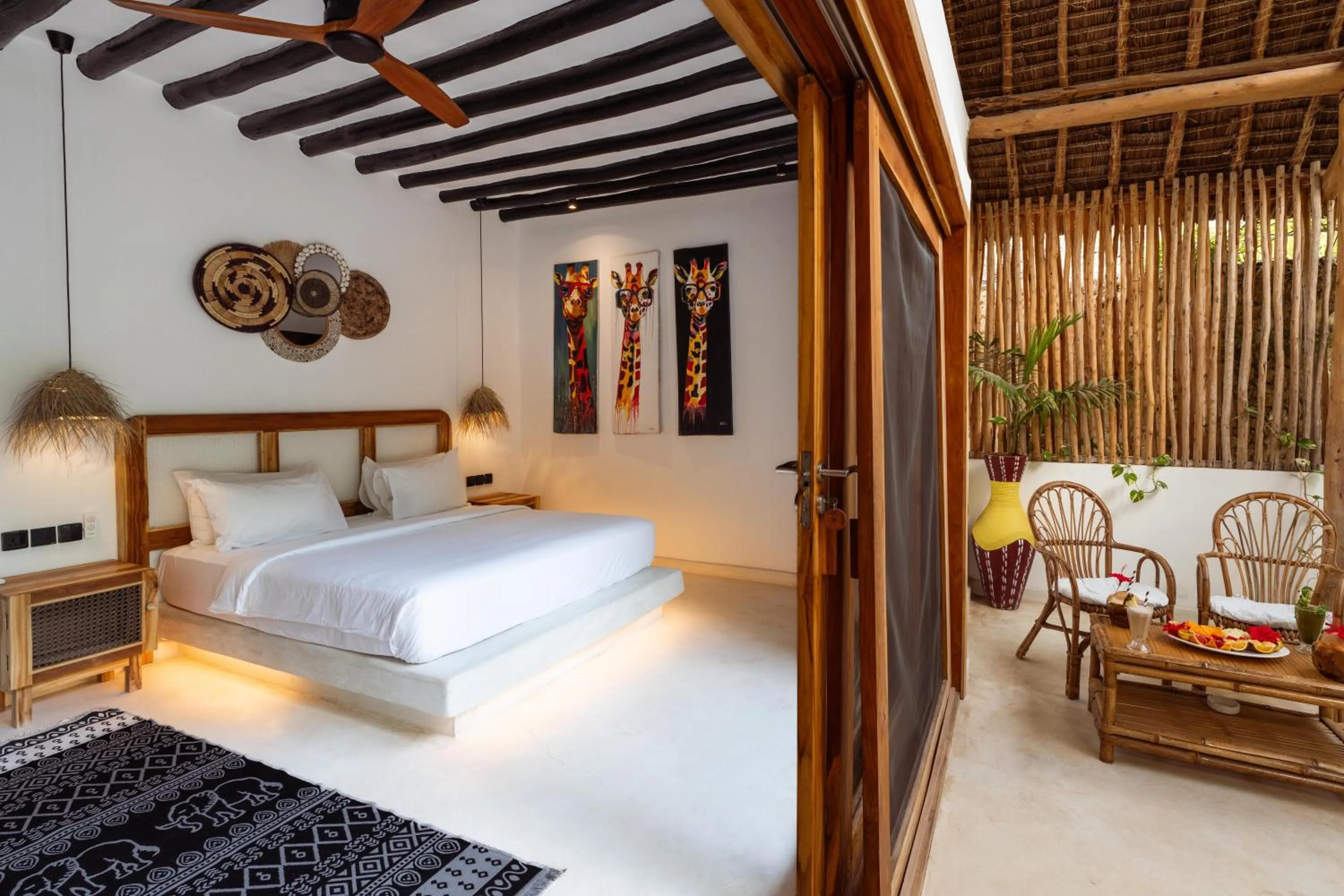 Photo of the whole room, Bed in LUJO Zanzibar Resort