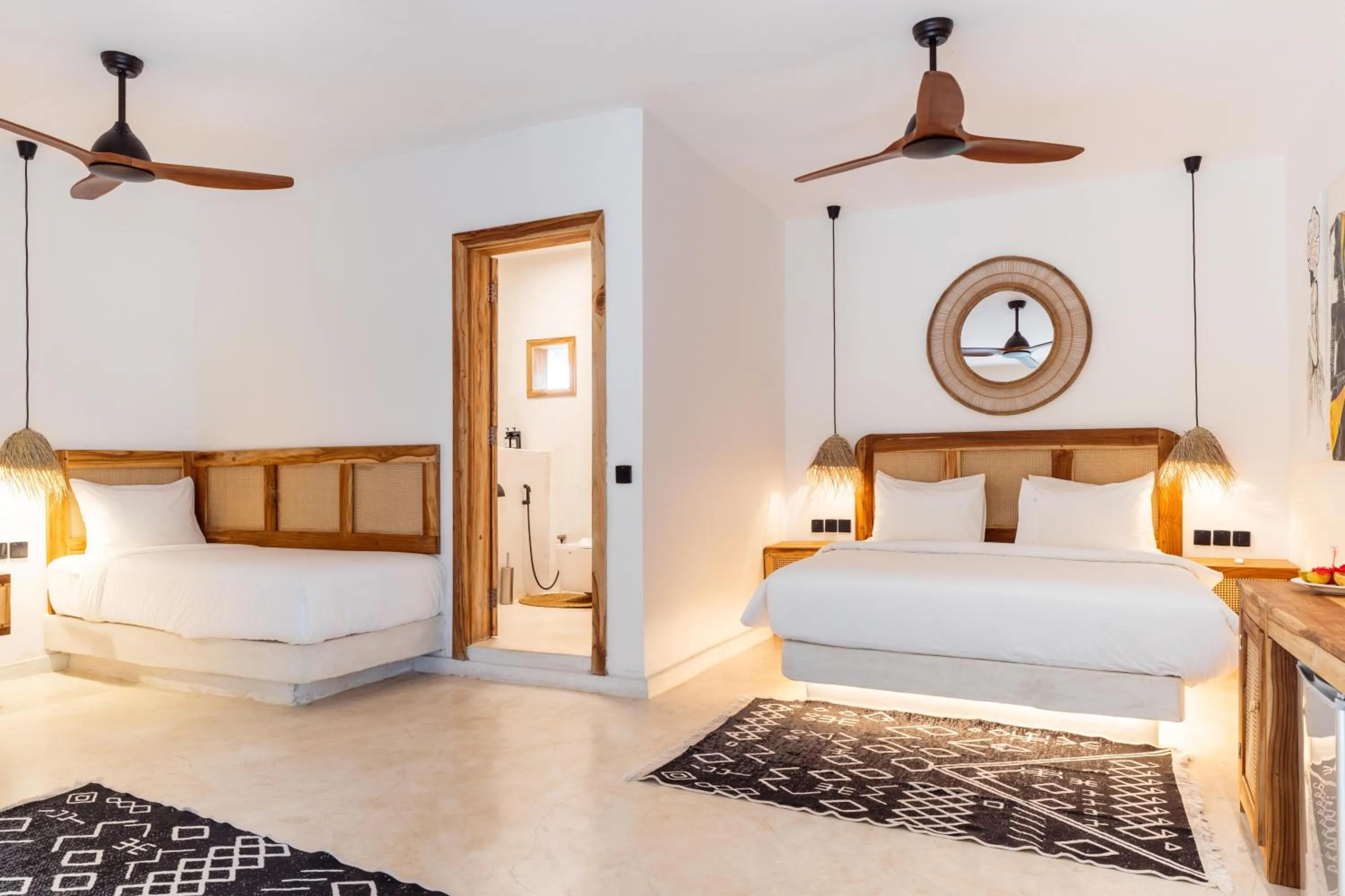 Bed in LUJO Zanzibar Resort