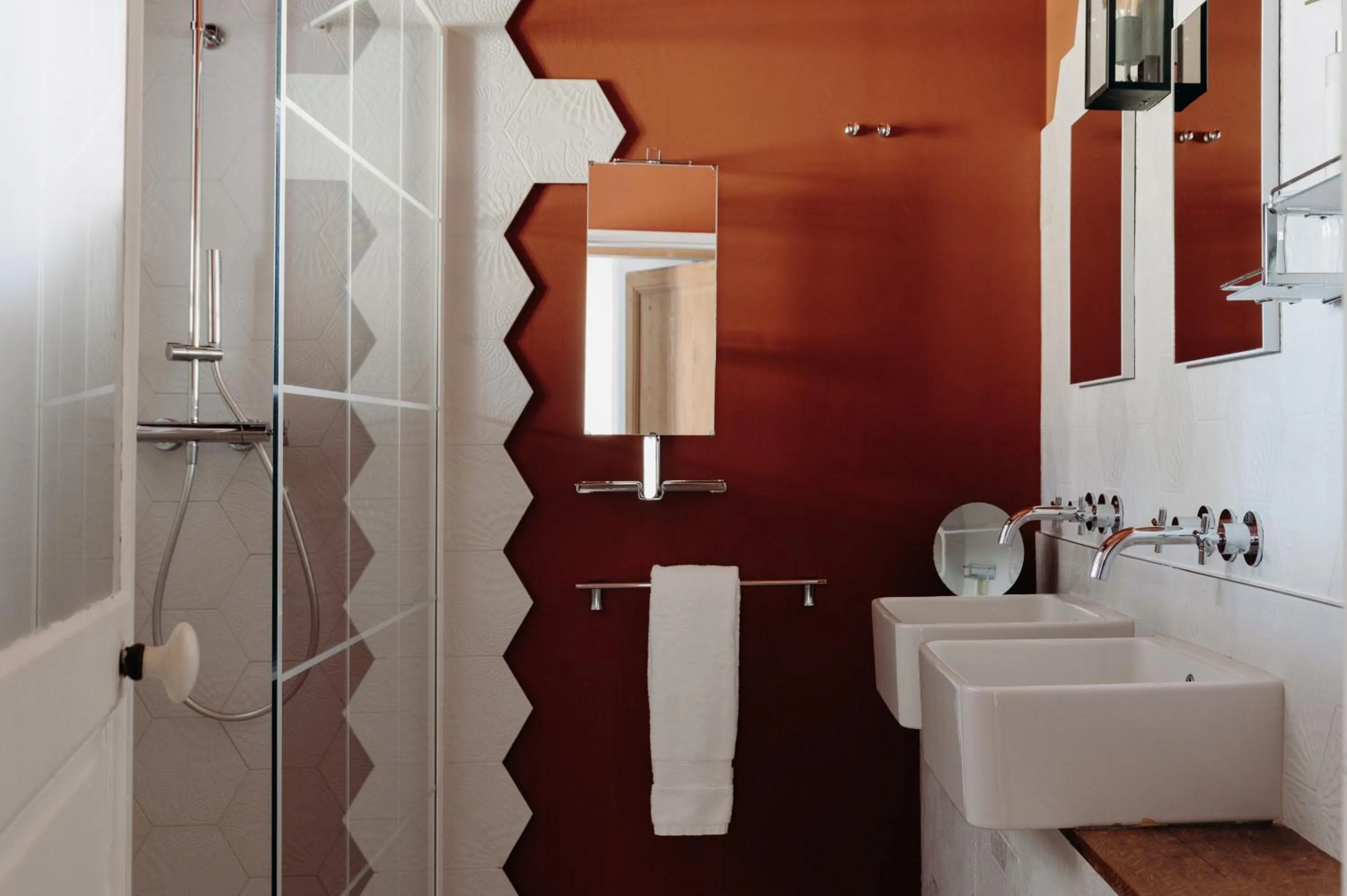 Bathroom in Hôtel Domaine de Biar