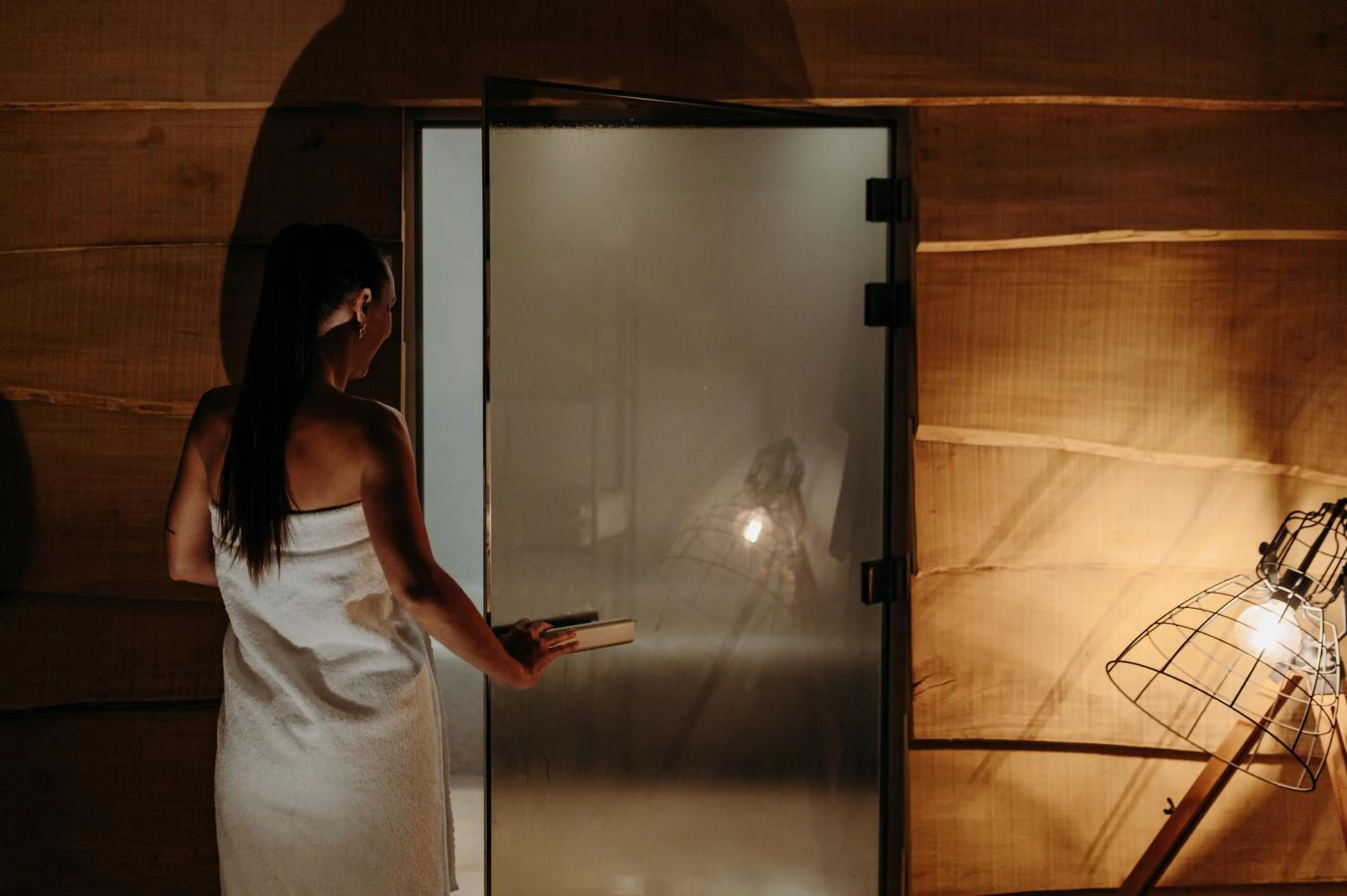 Steam room in Hôtel Domaine de Biar