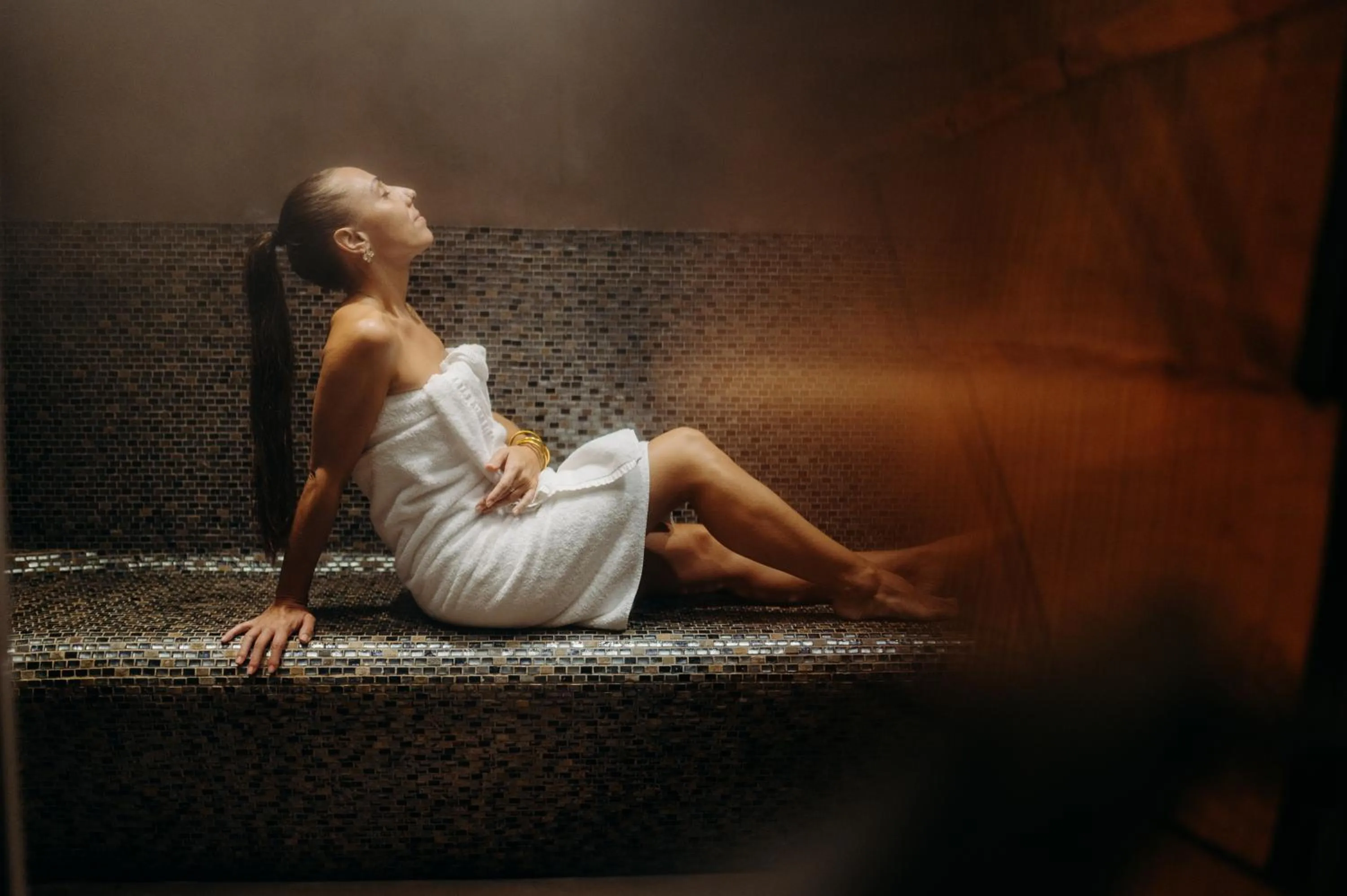 Steam room in Hôtel Domaine de Biar