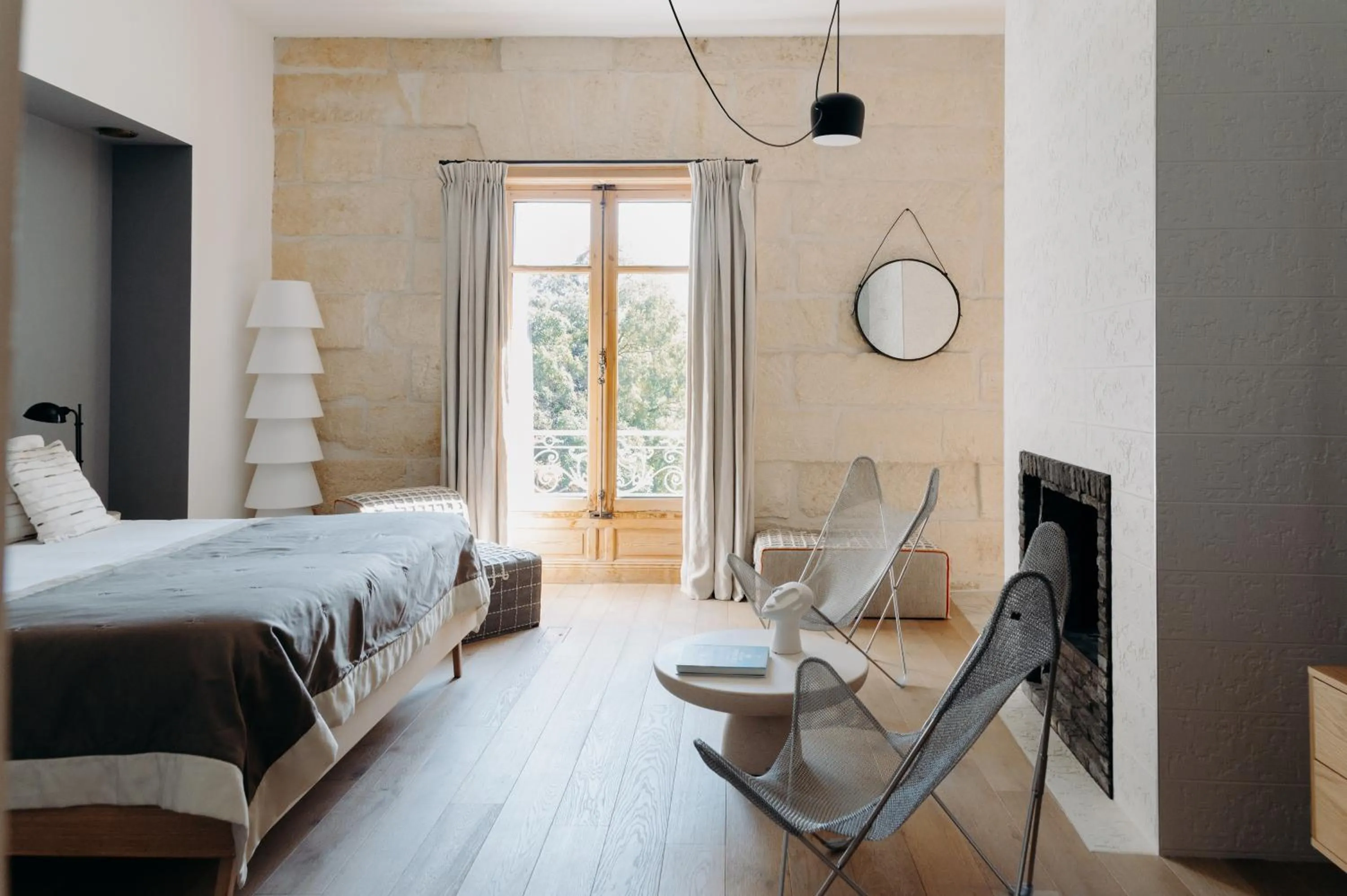 Bedroom, Bed in Hôtel Domaine de Biar