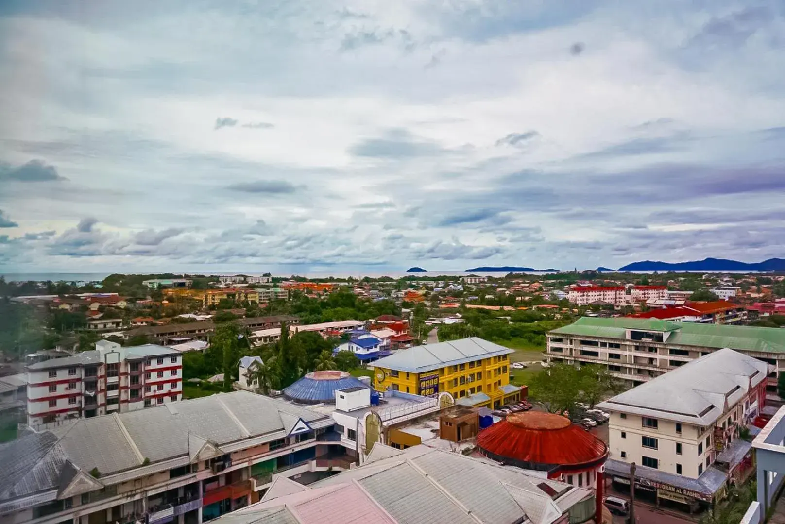 City view in Pan Borneo Hotel Kota Kinabalu City view in Pan Borneo Hotel Kota Kinabalu