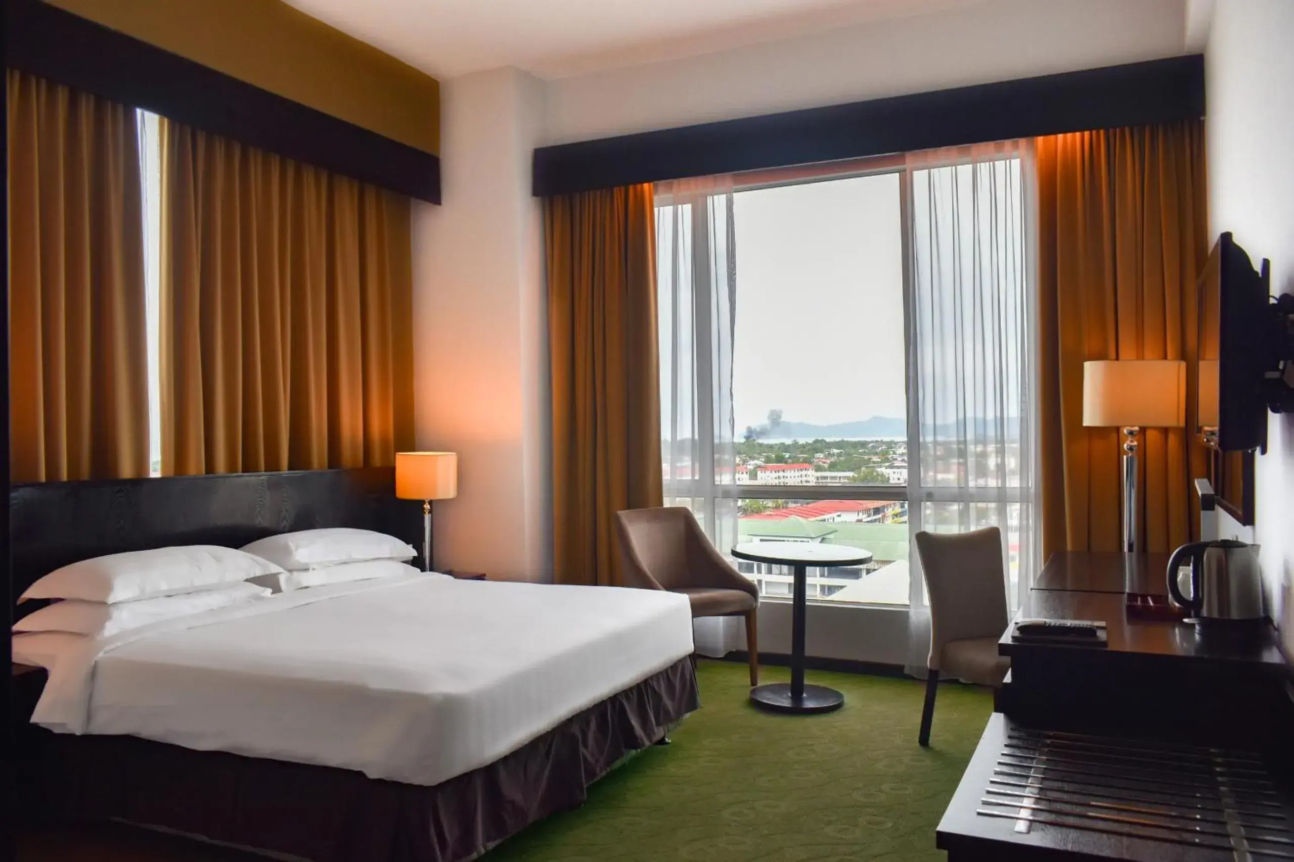 Bed in Pan Borneo Hotel Kota Kinabalu Bed in Pan Borneo Hotel Kota Kinabalu