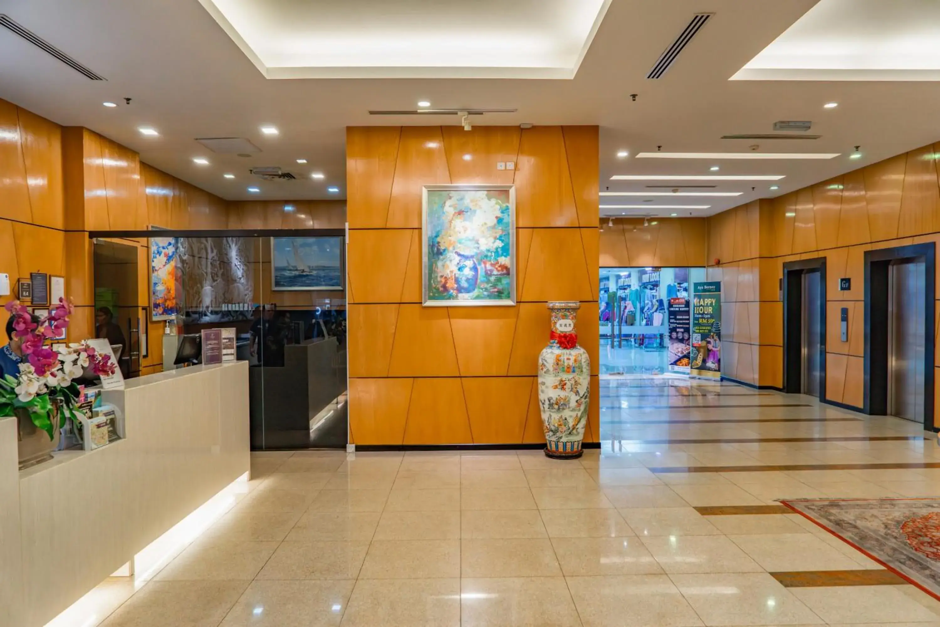 Lobby or reception in Pan Borneo Hotel Kota Kinabalu Lobby or reception in Pan Borneo Hotel Kota Kinabalu