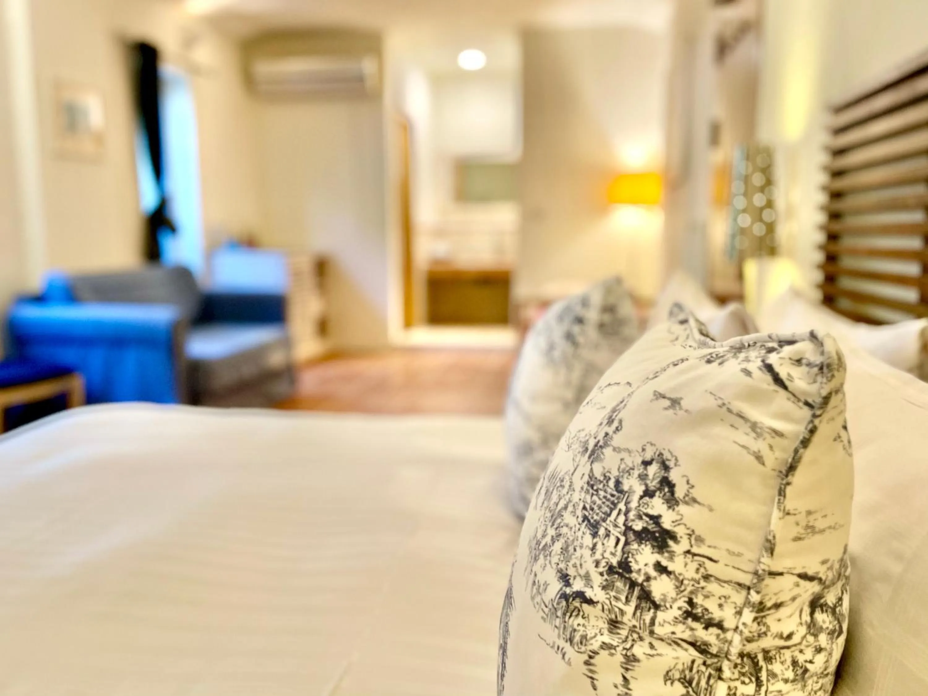 Decorative detail, Bed in SpoonDrift Hostal Kenting