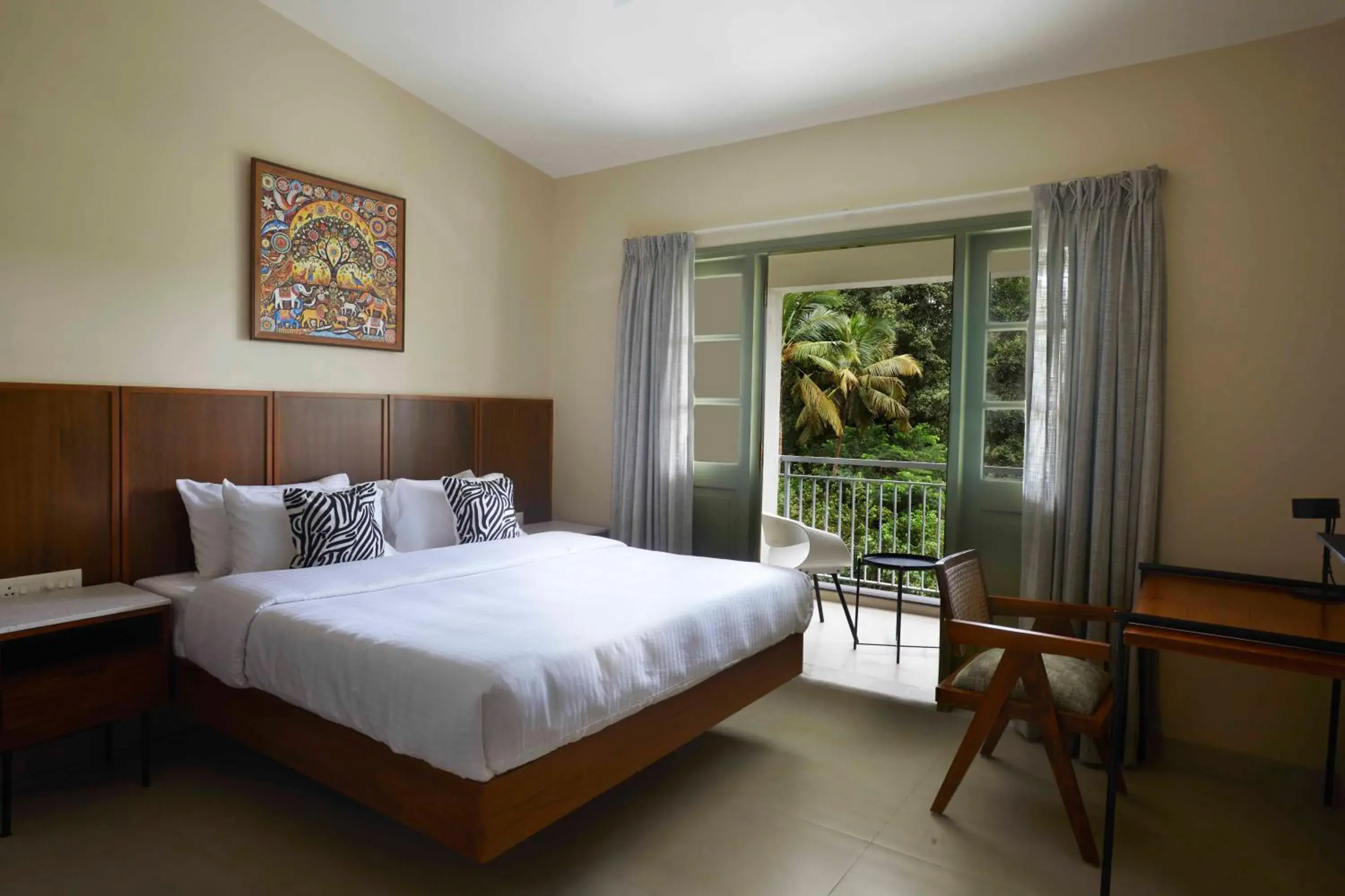 Bed in Radha House Siolim A Boutique Hotel Bed in Radha House Siolim A Boutique Hotel