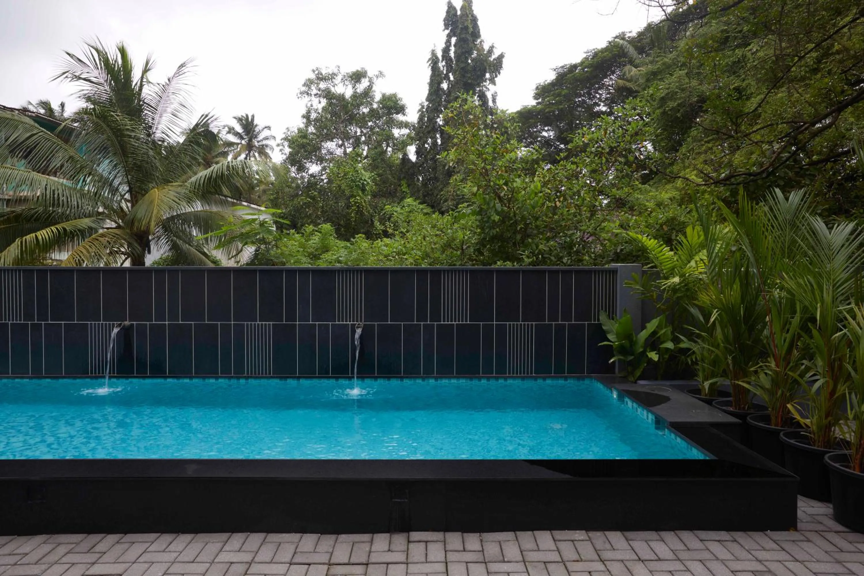 Swimming pool in Radha House Siolim A Boutique Hotel