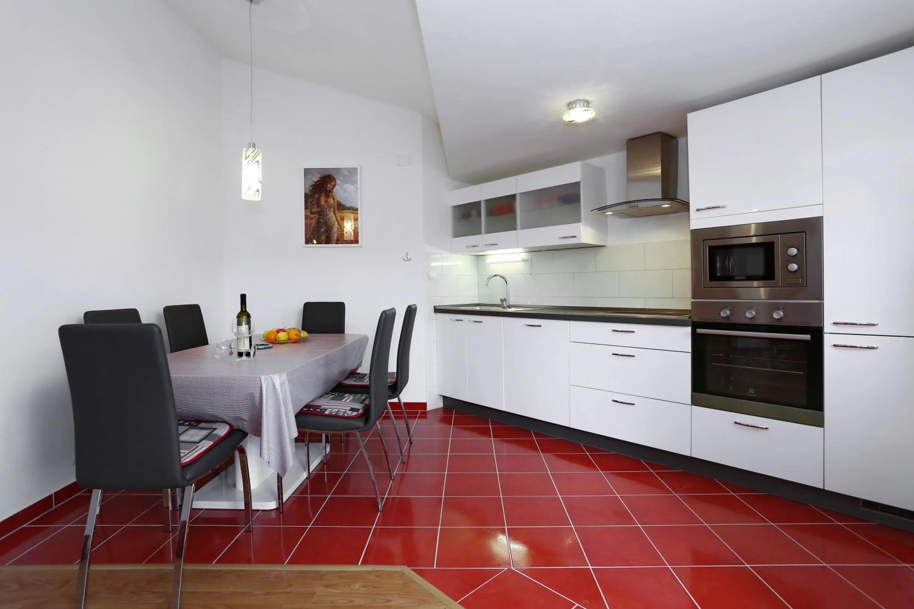 Kitchen or kitchenette in Apartments Maslina Božava