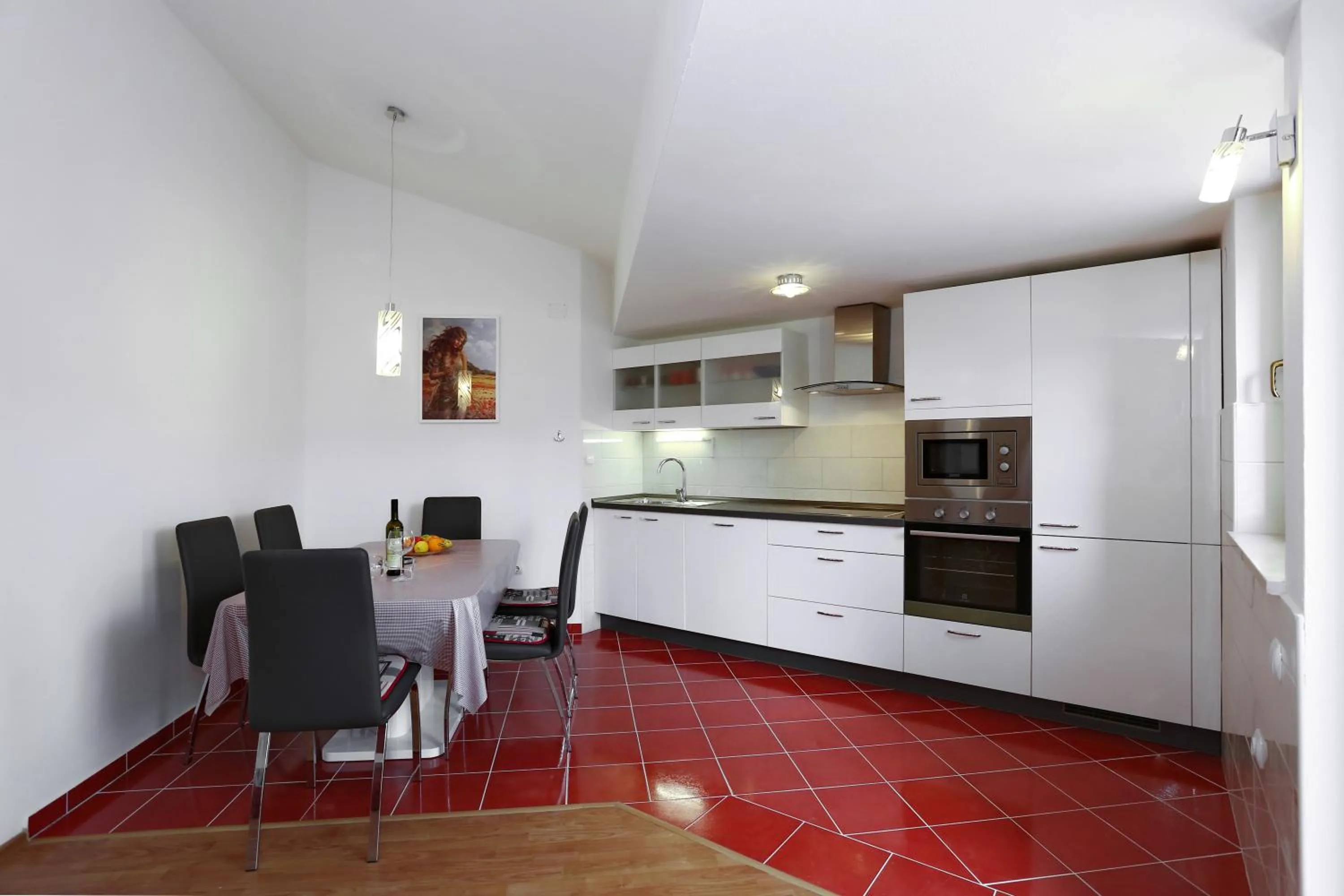 Kitchen or kitchenette in Apartments Maslina Božava