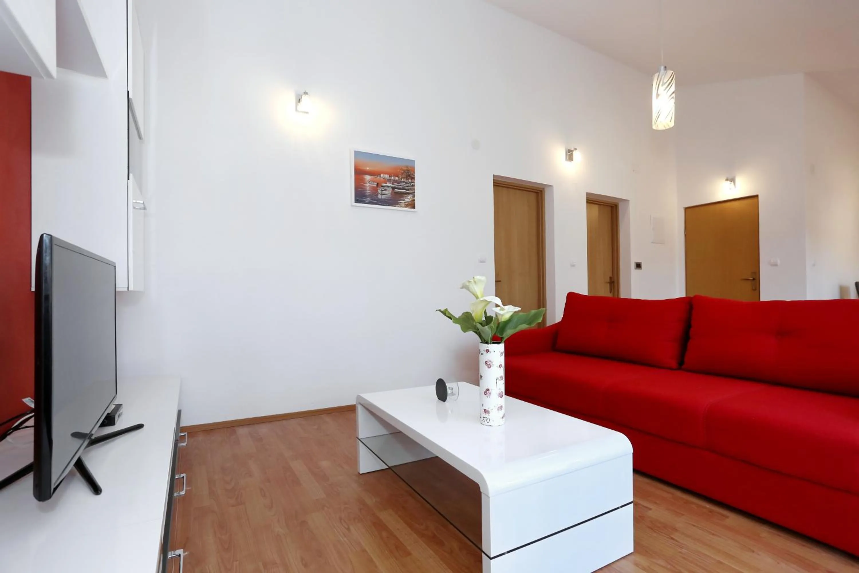 TV and multimedia in Apartments Maslina Božava